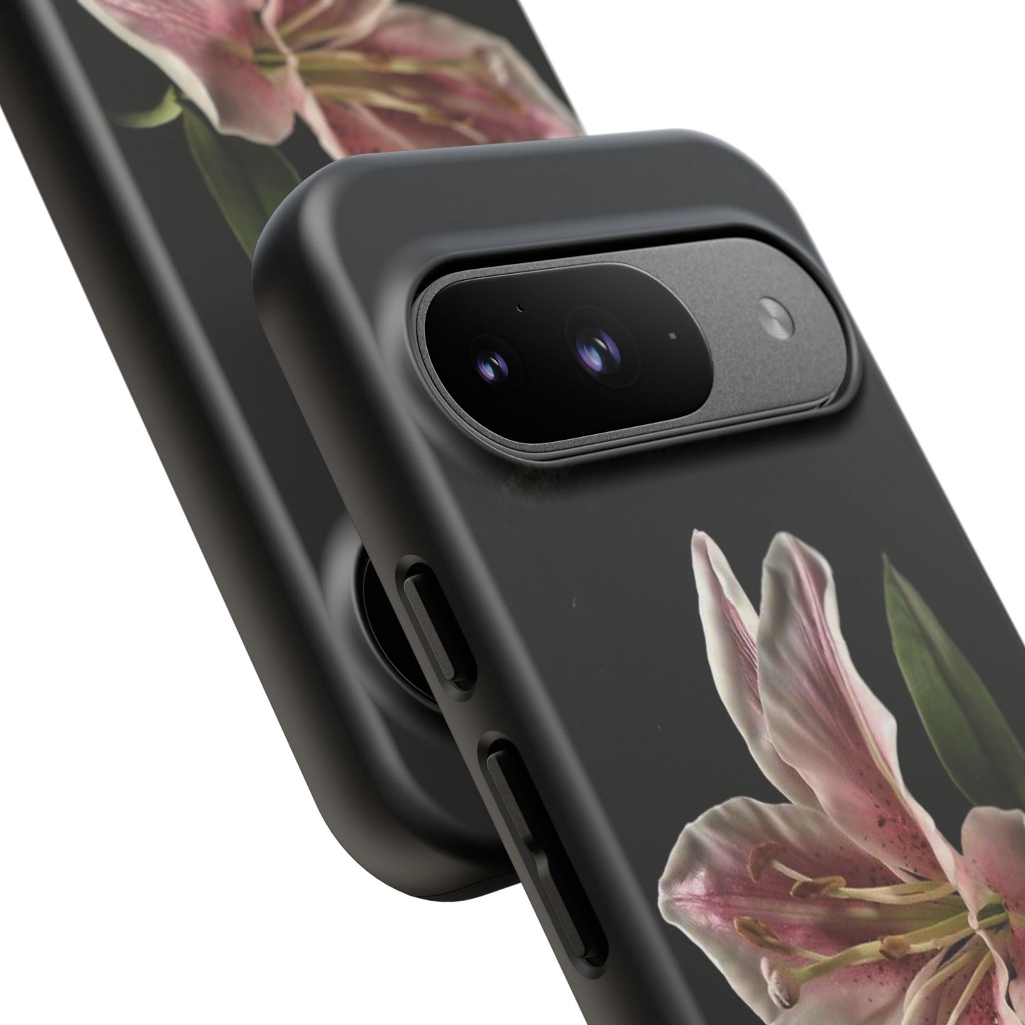 Pink Lily Tough Phone Case — Slim Protective Floral iPhone Cover