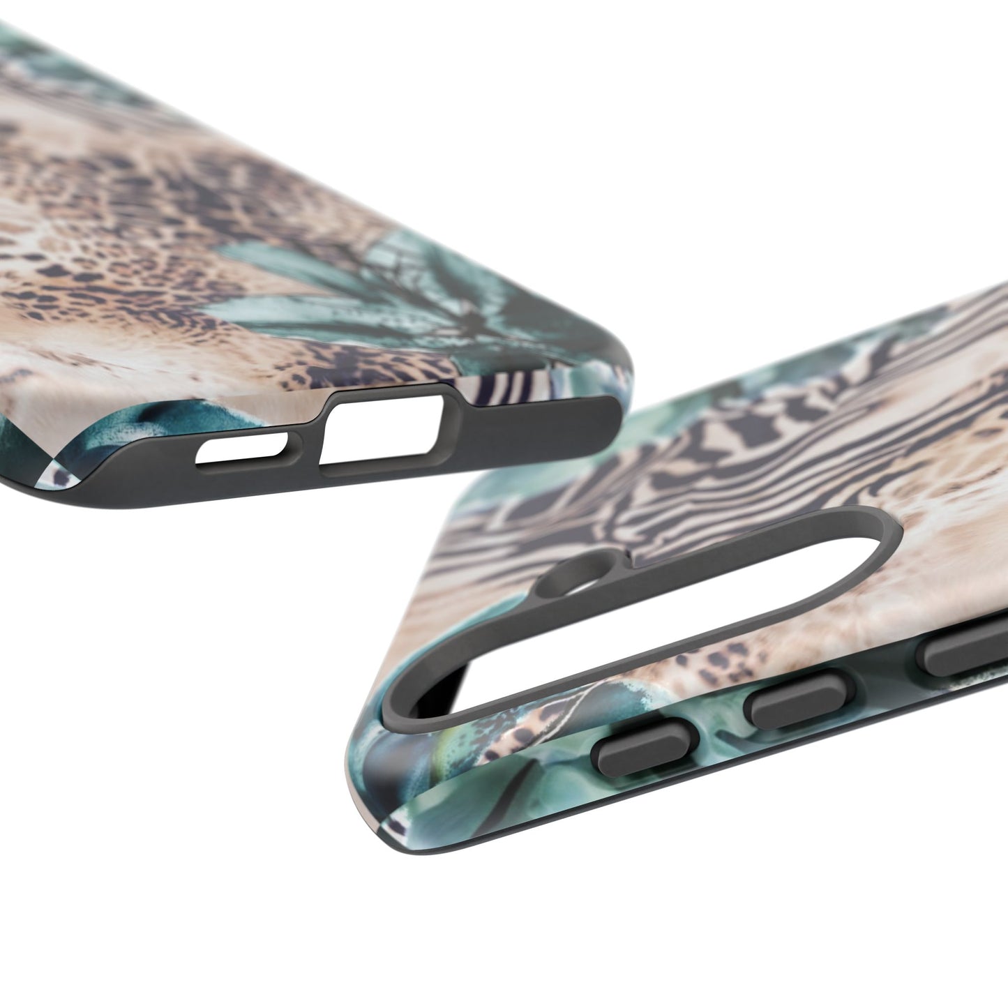 Tough Cases - Tropical Leopard & Zebra Phone Case