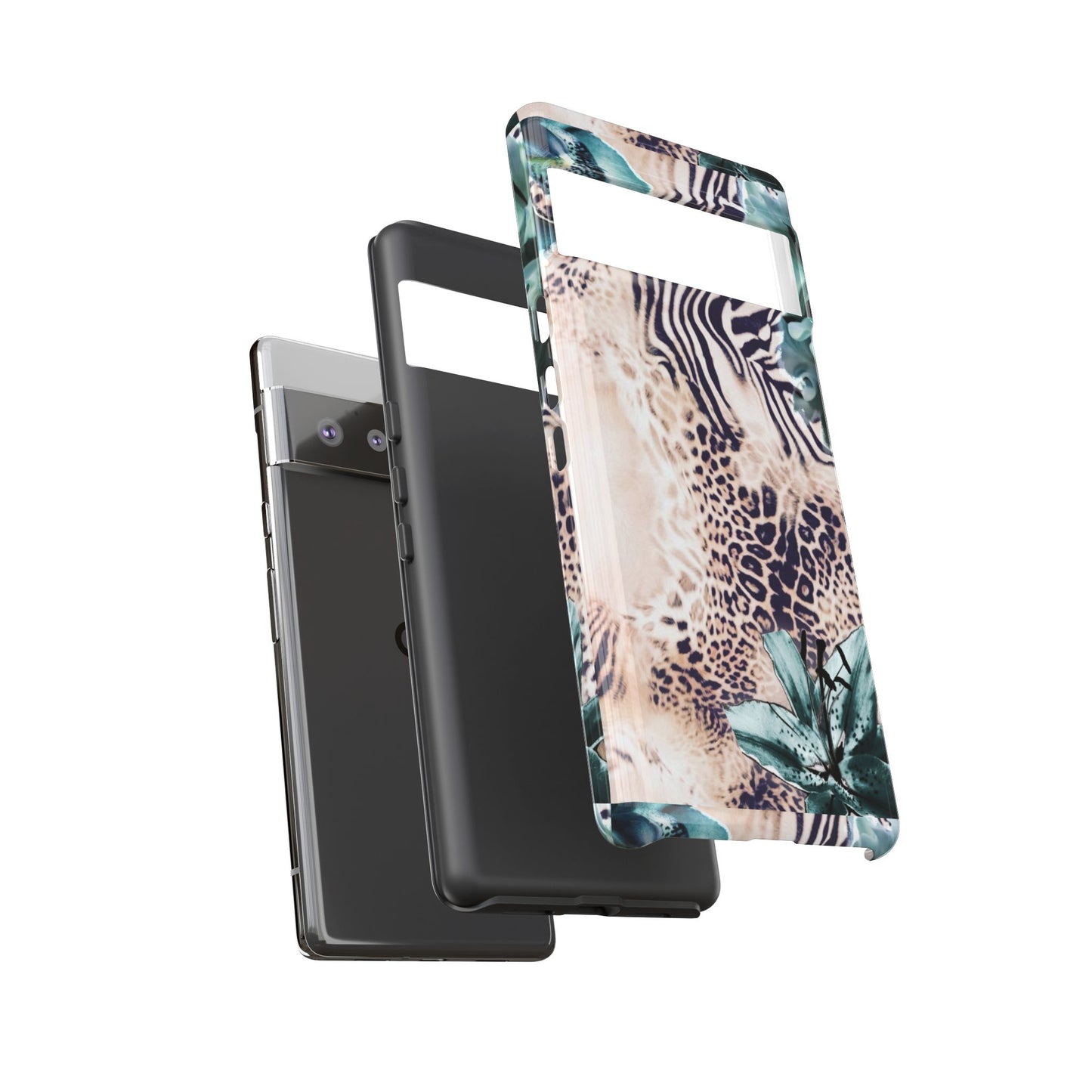 Tough Cases - Tropical Leopard & Zebra Phone Case