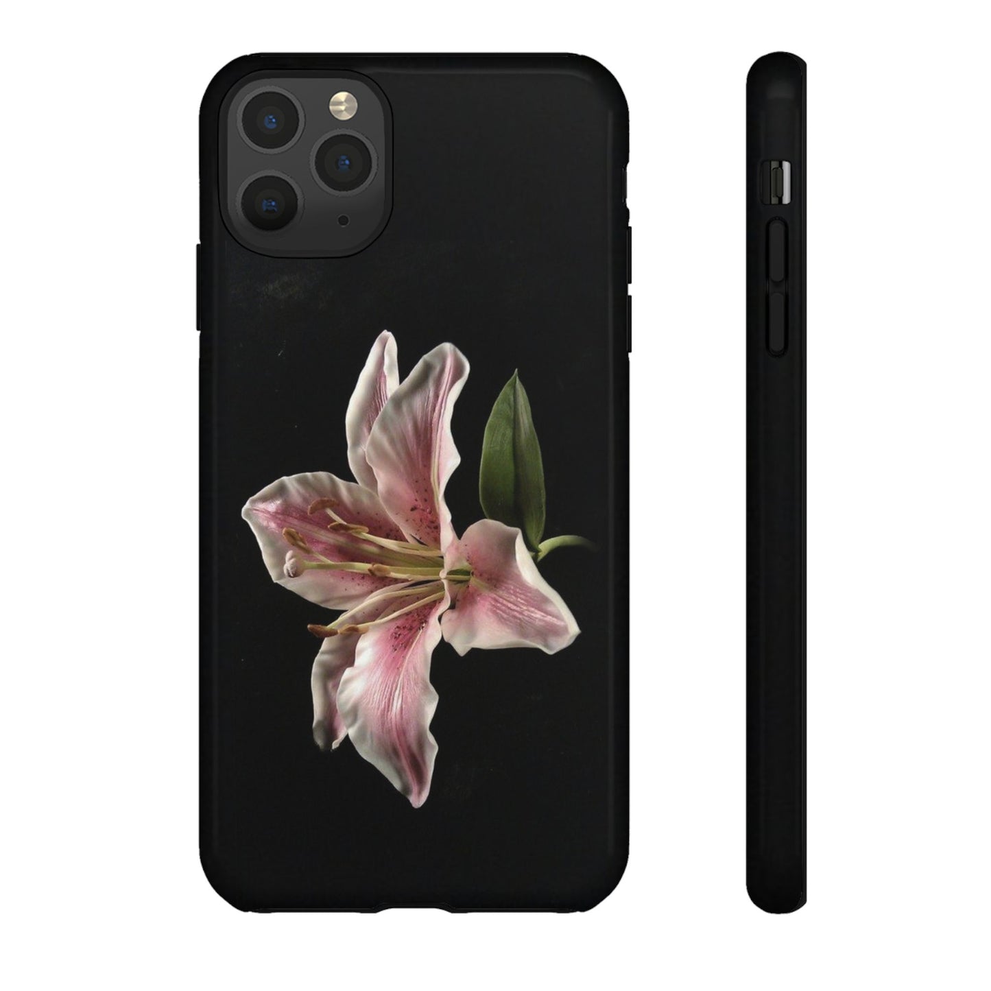 Pink Lily Tough Phone Case — Slim Protective Floral iPhone Cover