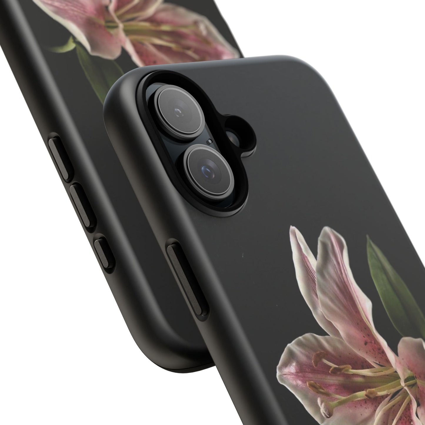 Pink Lily Tough Phone Case — Slim Protective Floral iPhone Cover
