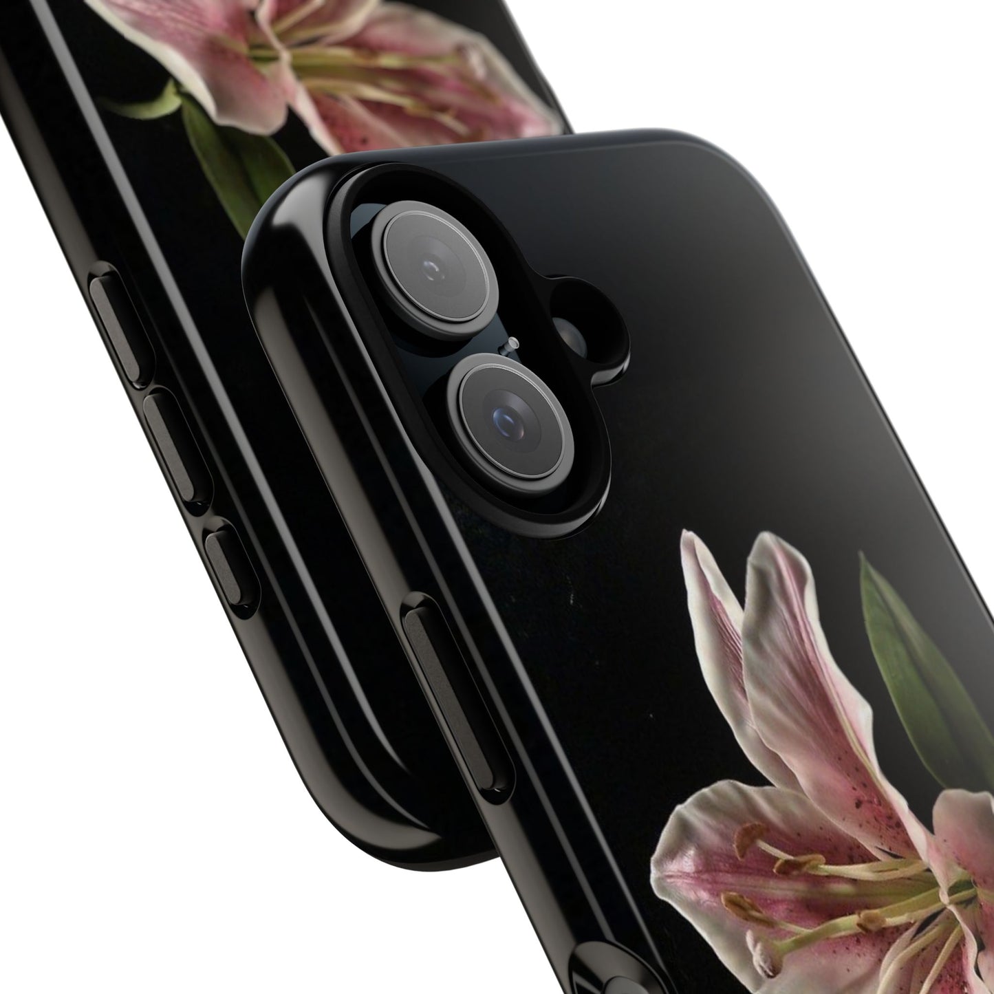 Pink Lily Tough Phone Case — Slim Protective Floral iPhone Cover