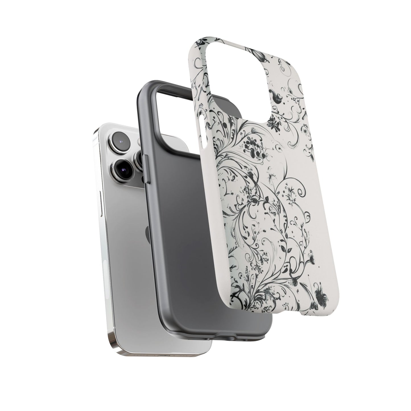 Floral Vine Tough Phone Case