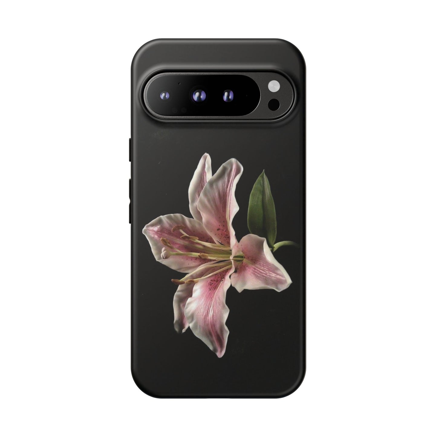 Pink Lily Tough Phone Case — Slim Protective Floral iPhone Cover