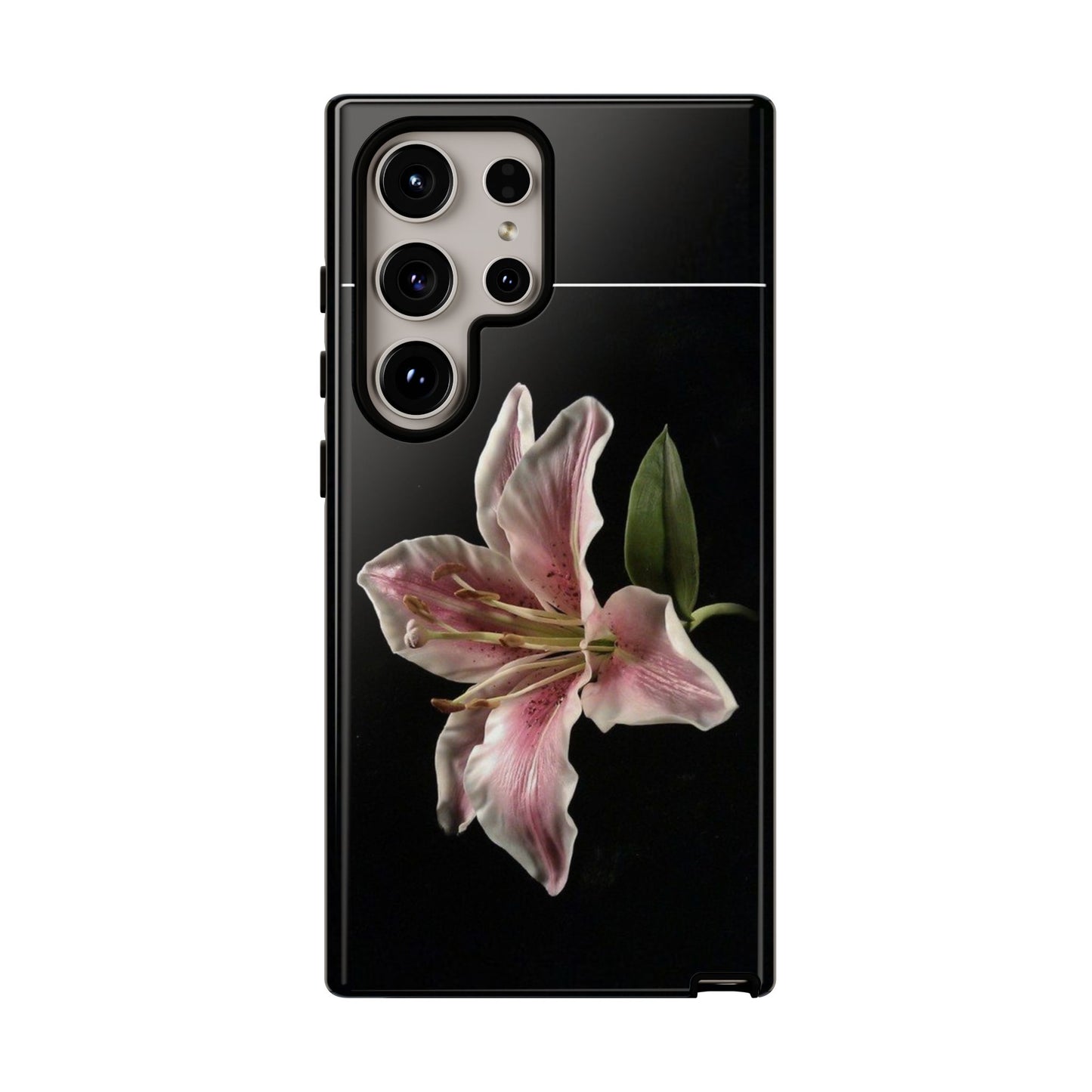 Pink Lily Tough Phone Case — Slim Protective Floral iPhone Cover