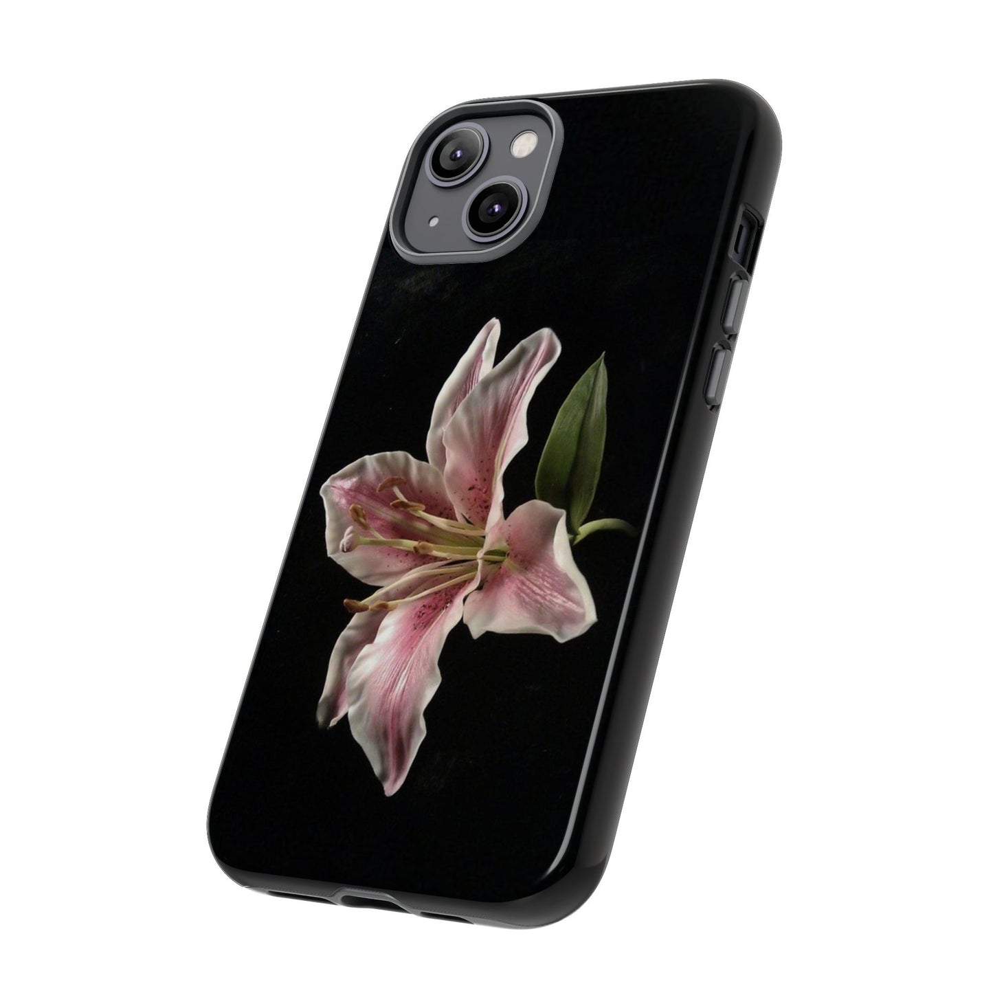 Pink Lily Tough Phone Case — Slim Protective Floral iPhone Cover