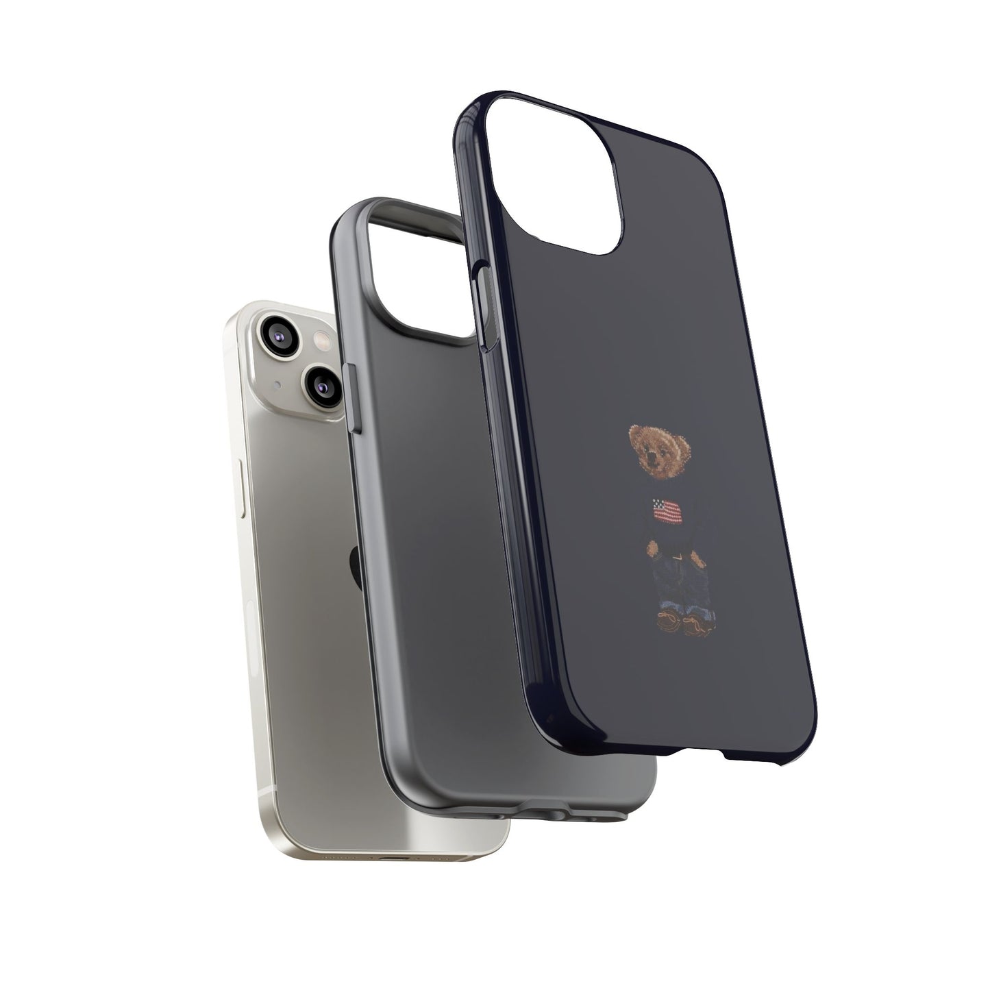 Patriotic Polo Bear Phone Case — Slim Tough Protective iPhone Cover