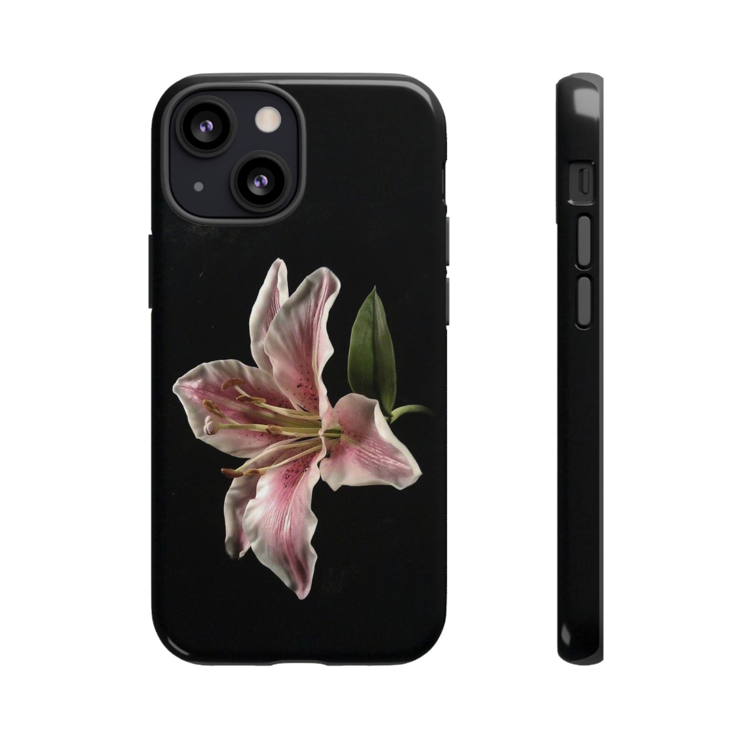Pink Lily Tough Phone Case — Slim Protective Floral iPhone Cover