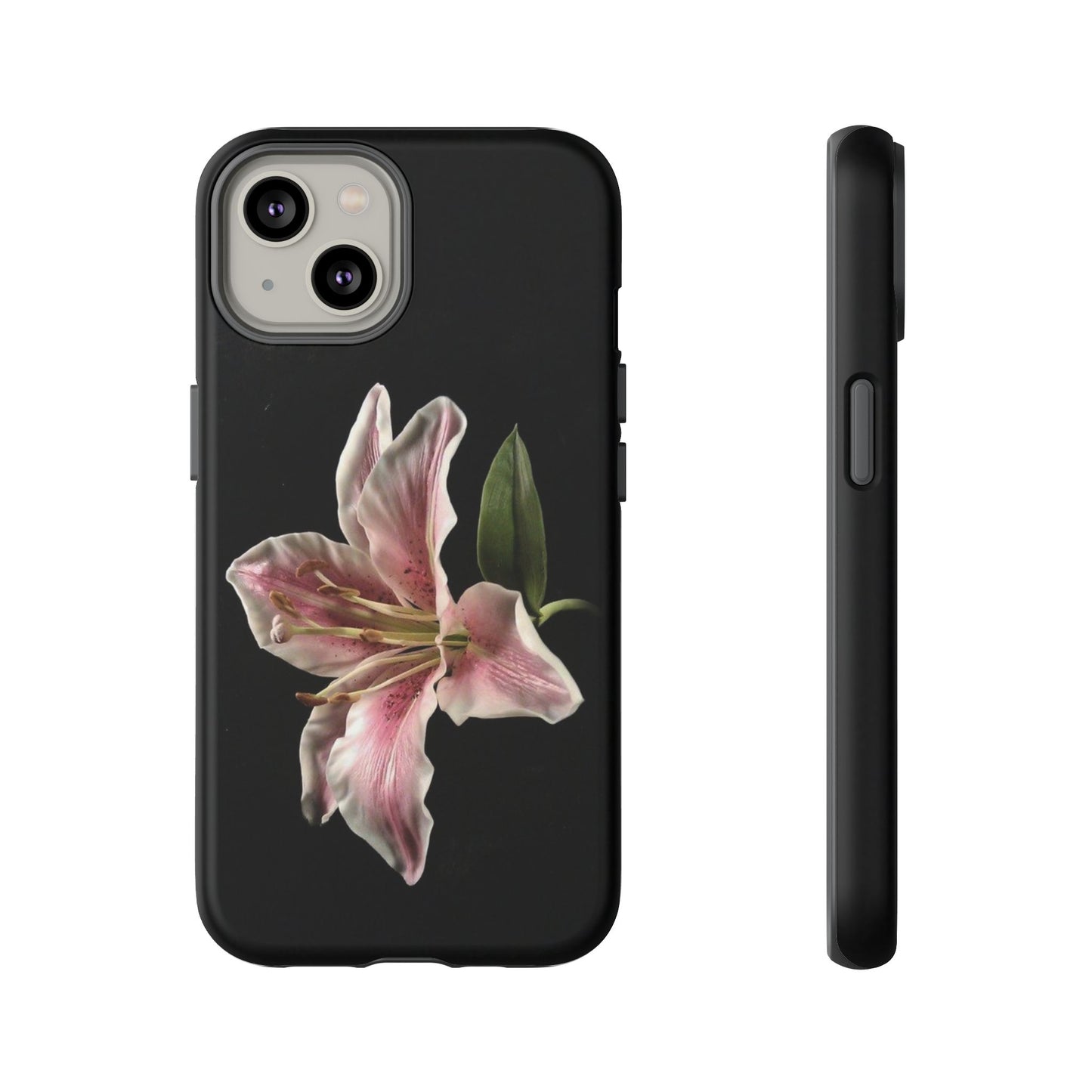 Pink Lily Tough Phone Case — Slim Protective Floral iPhone Cover