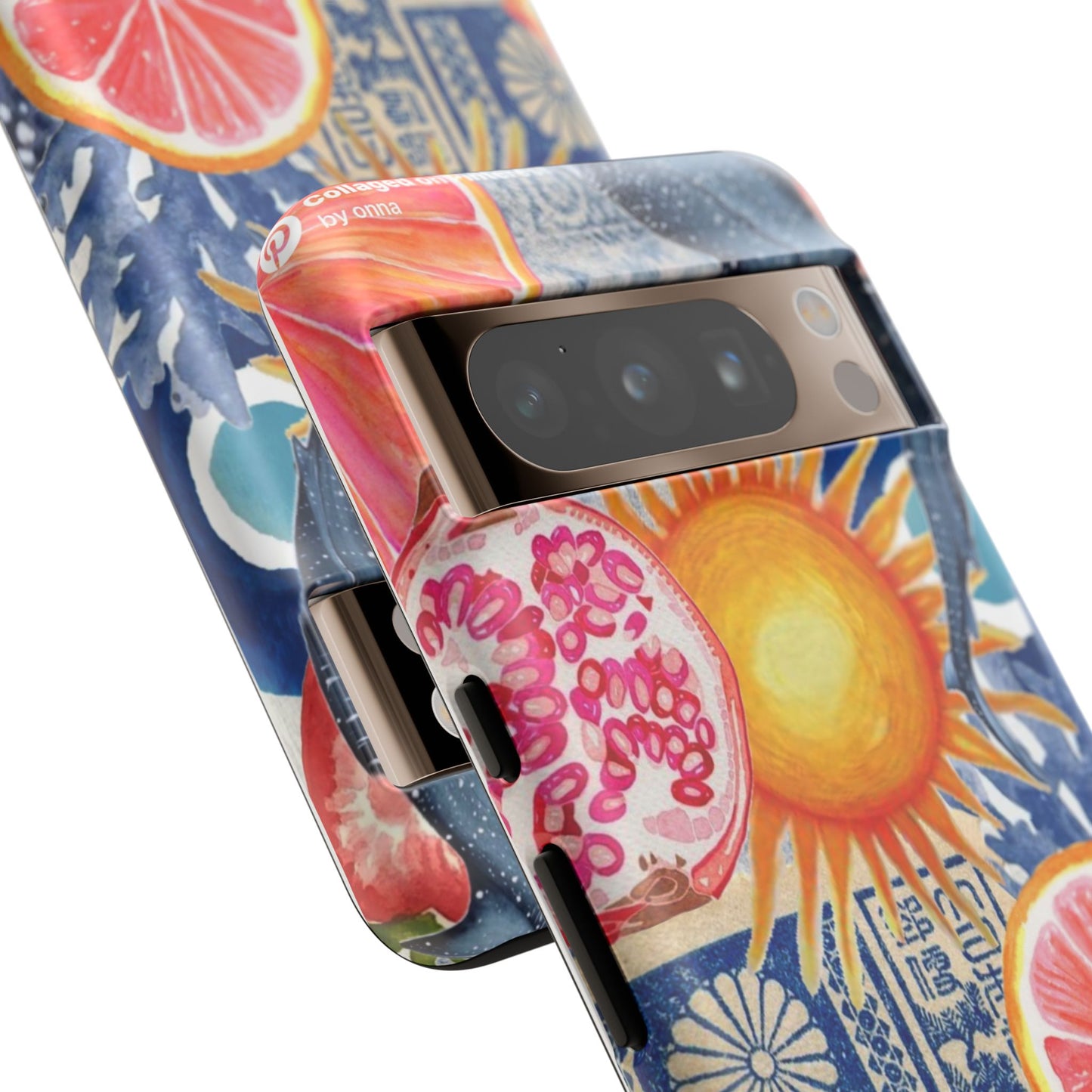 Tough Cases — Tropical Citrus Sun & Dolphin Phone Case