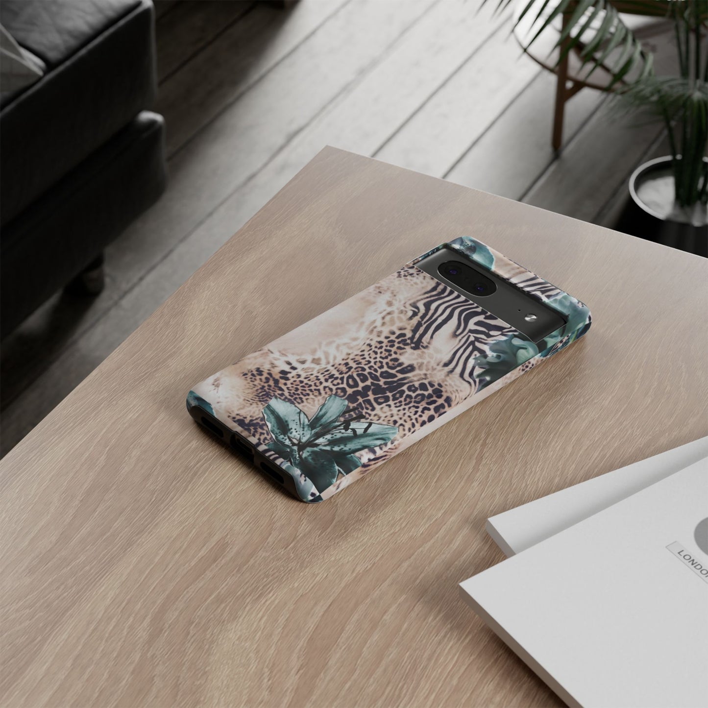 Tough Cases - Tropical Leopard & Zebra Phone Case