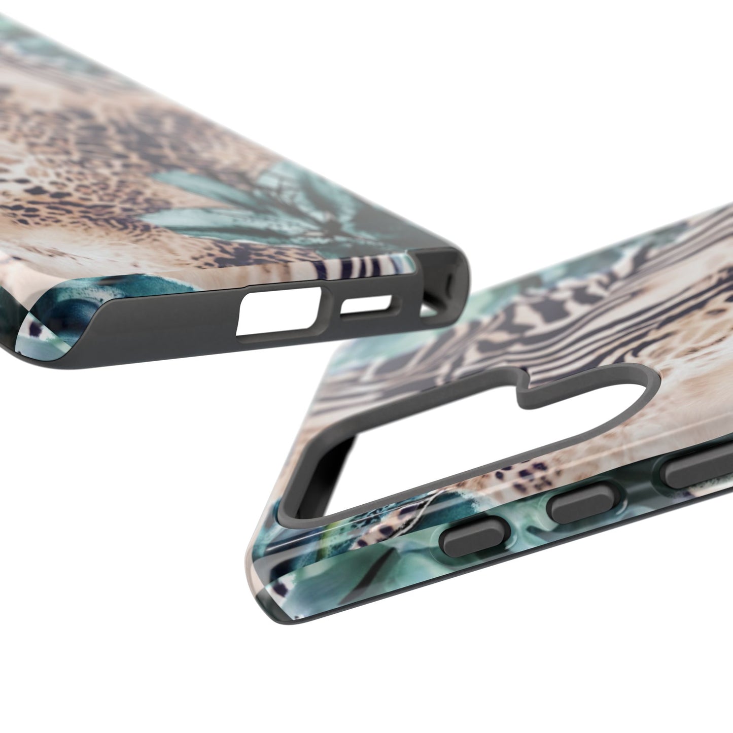 Tough Cases - Tropical Leopard & Zebra Phone Case