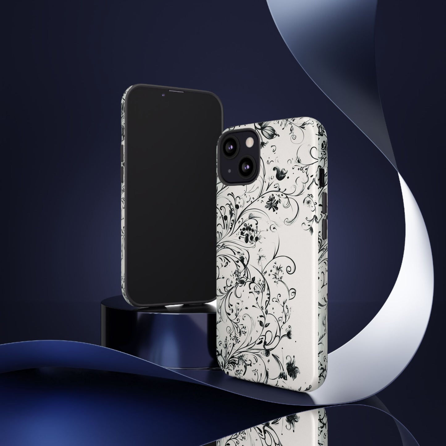 Floral Vine Tough Phone Case