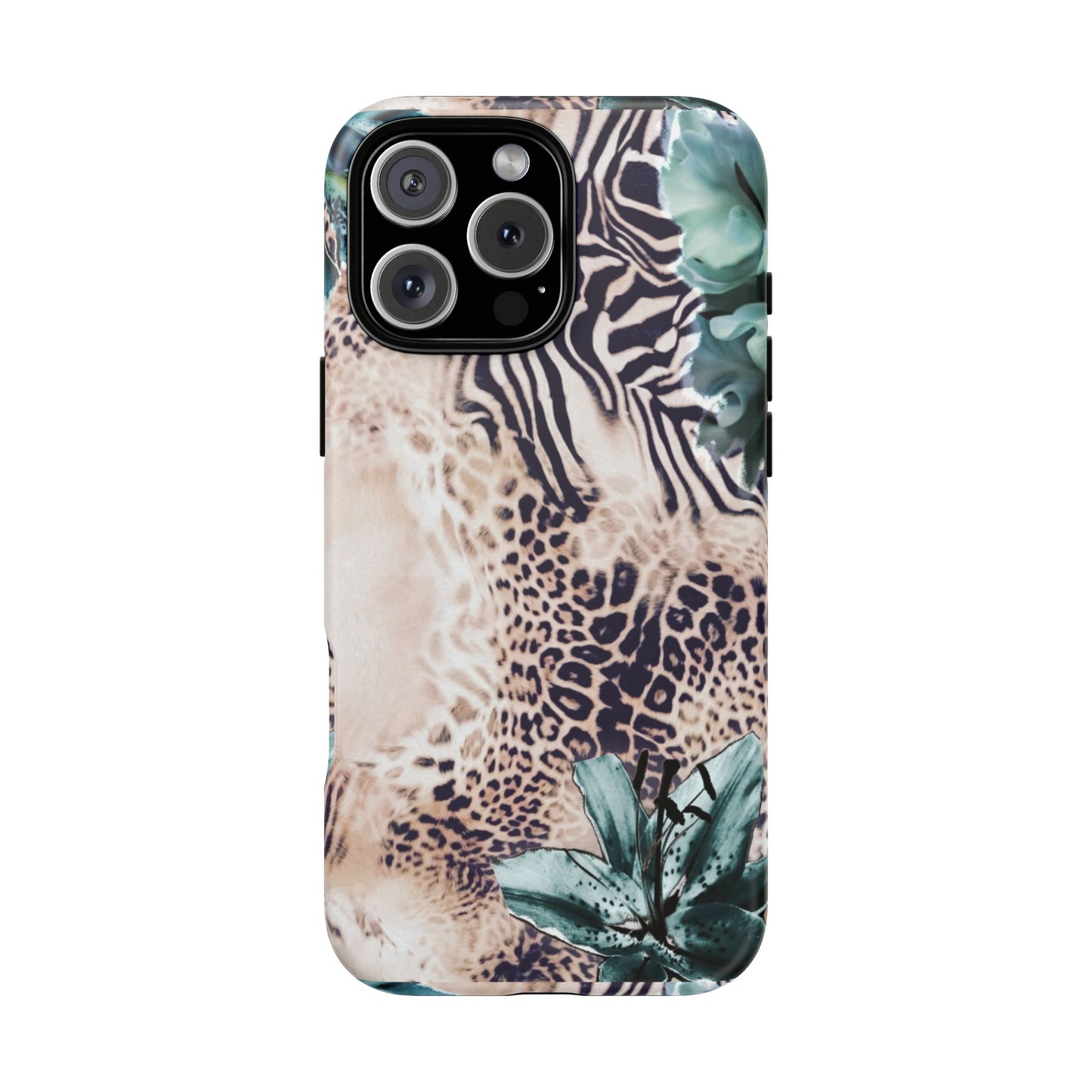 Tough Cases - Tropical Leopard & Zebra Phone Case