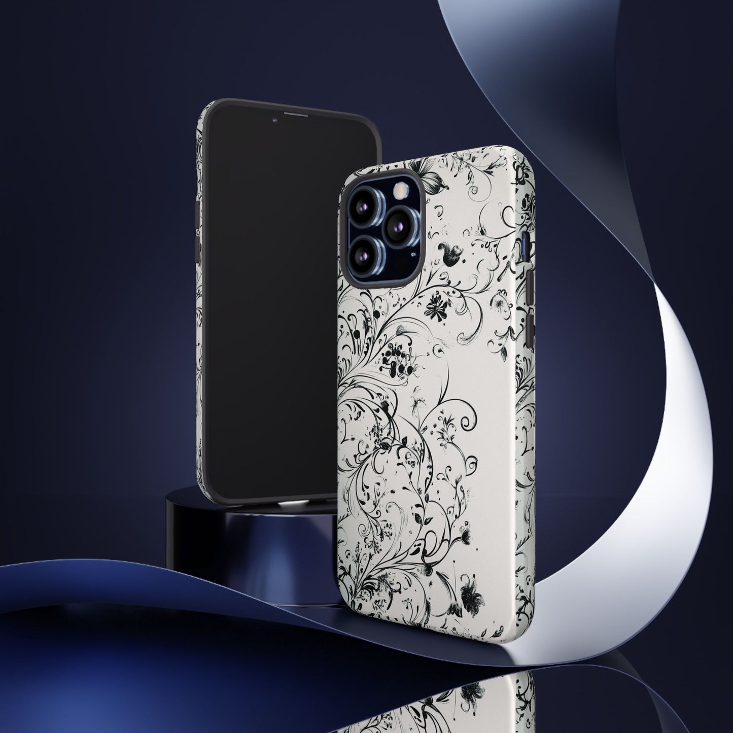 Floral Vine Tough Phone Case