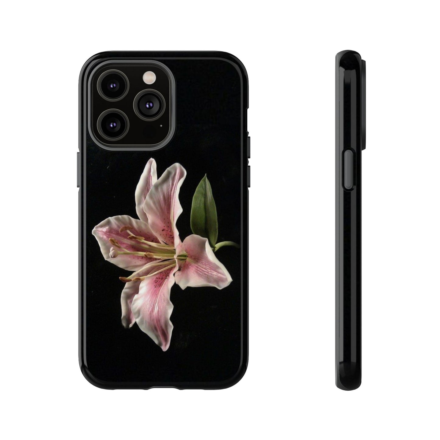 Pink Lily Tough Phone Case — Slim Protective Floral iPhone Cover