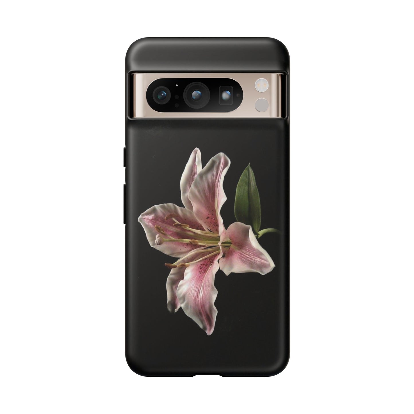 Pink Lily Tough Phone Case — Slim Protective Floral iPhone Cover