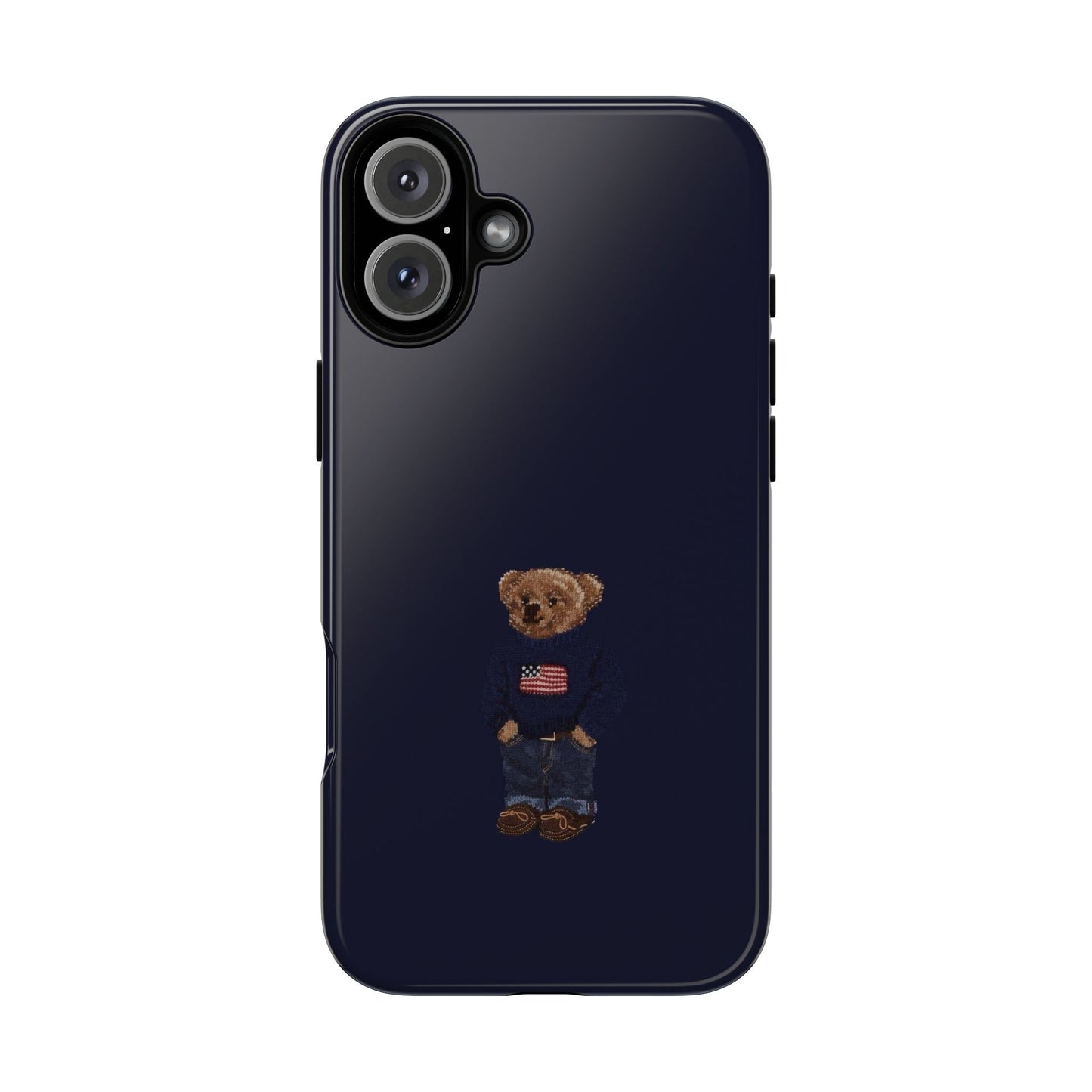 Patriotic Polo Bear Phone Case — Slim Tough Protective iPhone Cover