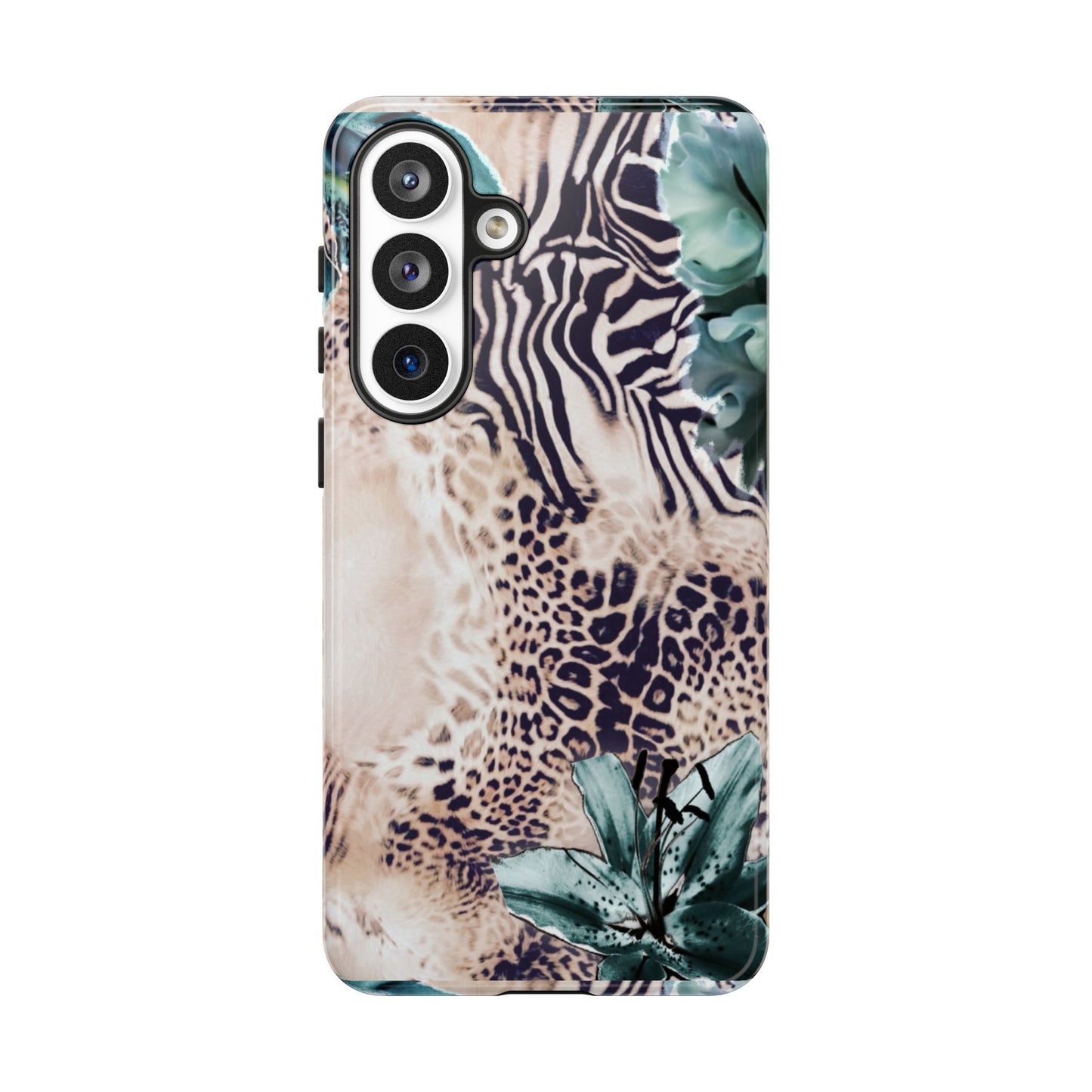 Tough Cases - Tropical Leopard & Zebra Phone Case