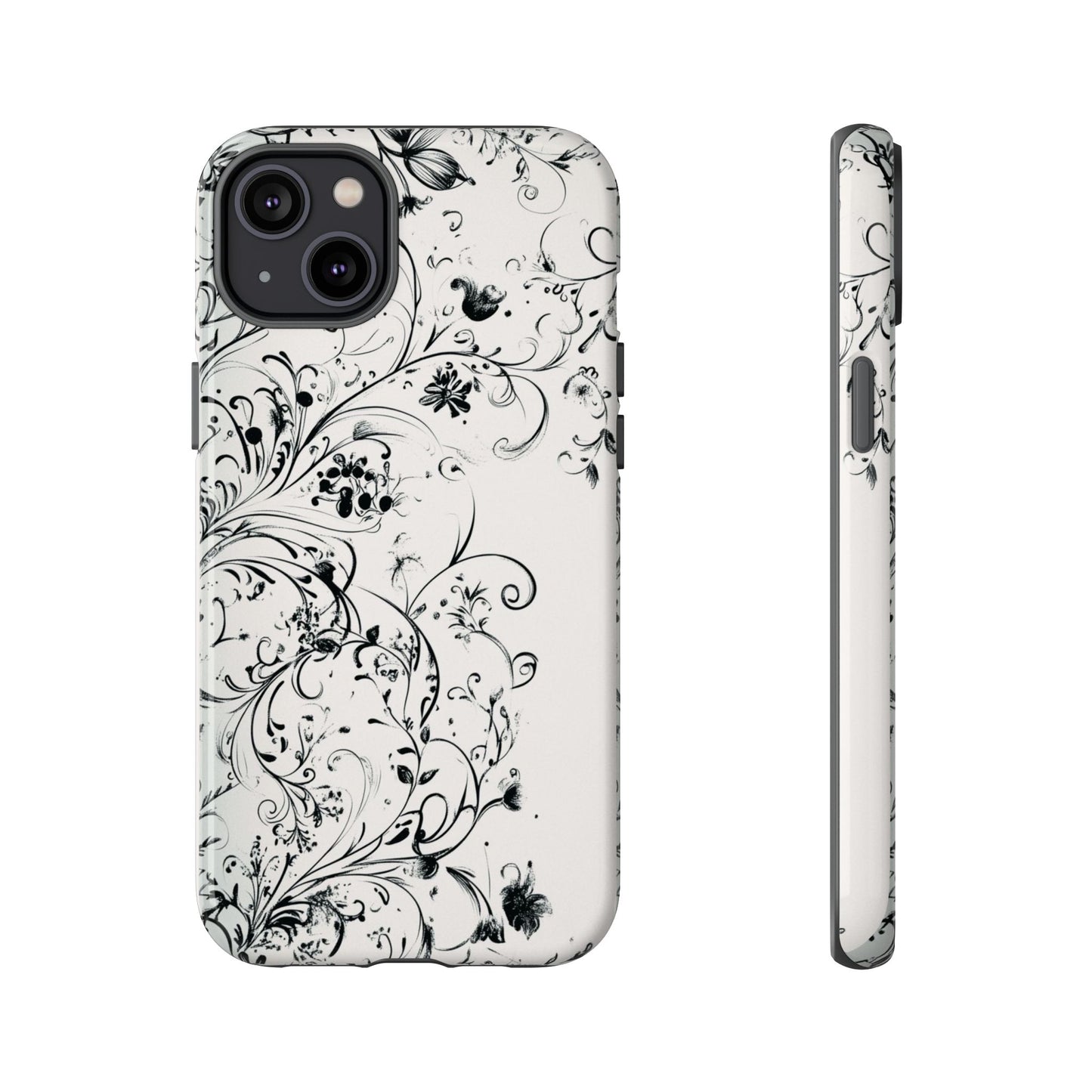 Floral Vine Tough Phone Case