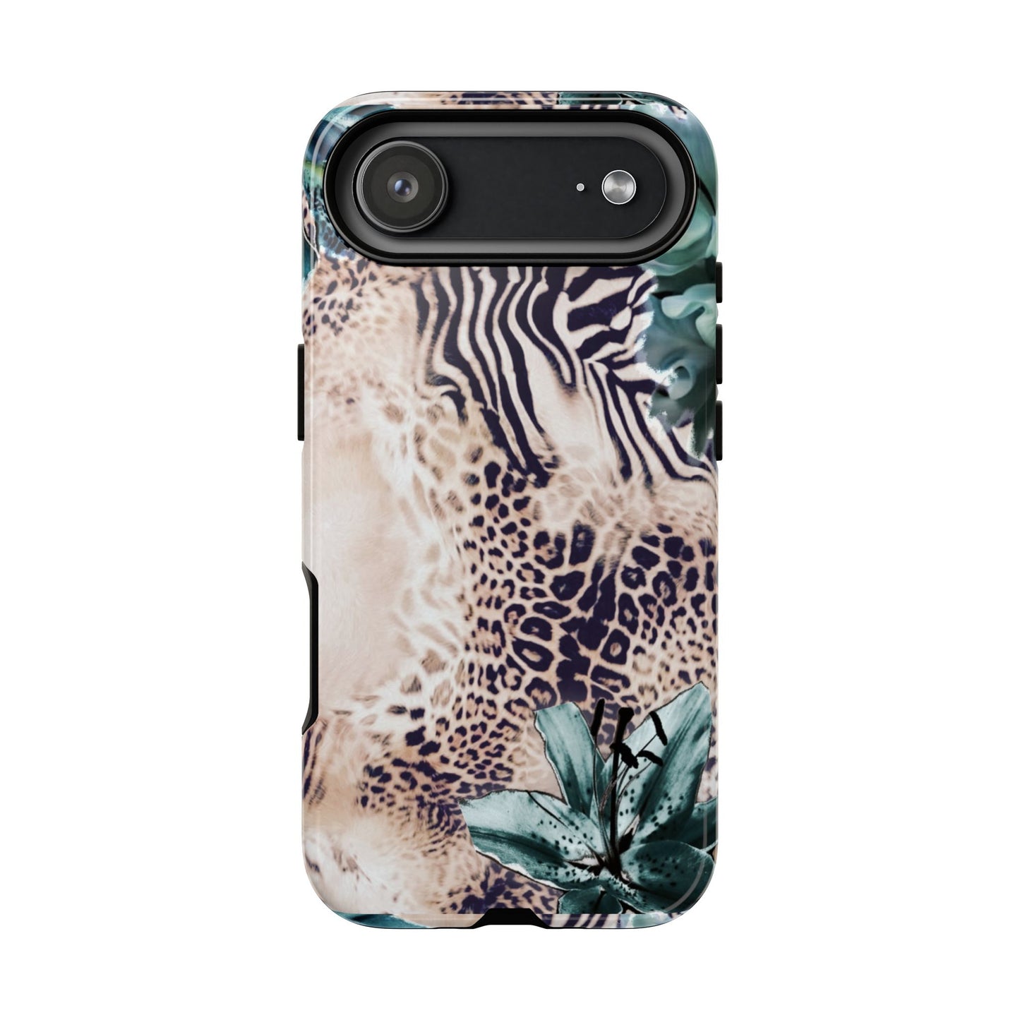 Tough Cases - Tropical Leopard & Zebra Phone Case