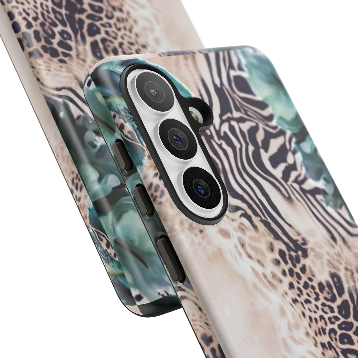 Tough Cases - Tropical Leopard & Zebra Phone Case