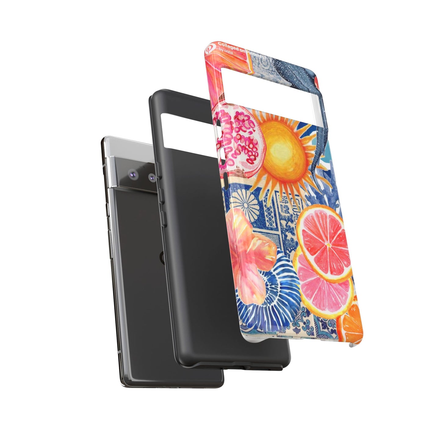 Tough Cases — Tropical Citrus Sun & Dolphin Phone Case