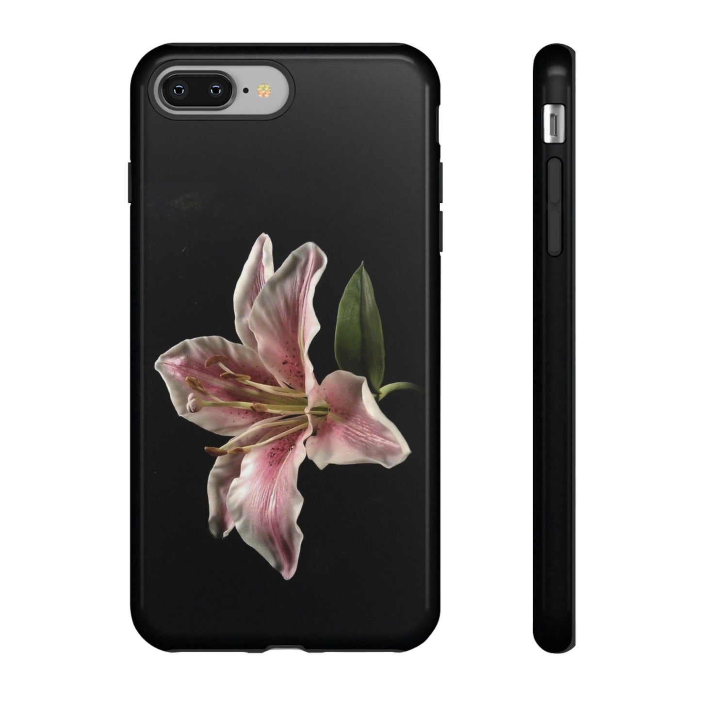 Pink Lily Tough Phone Case — Slim Protective Floral iPhone Cover