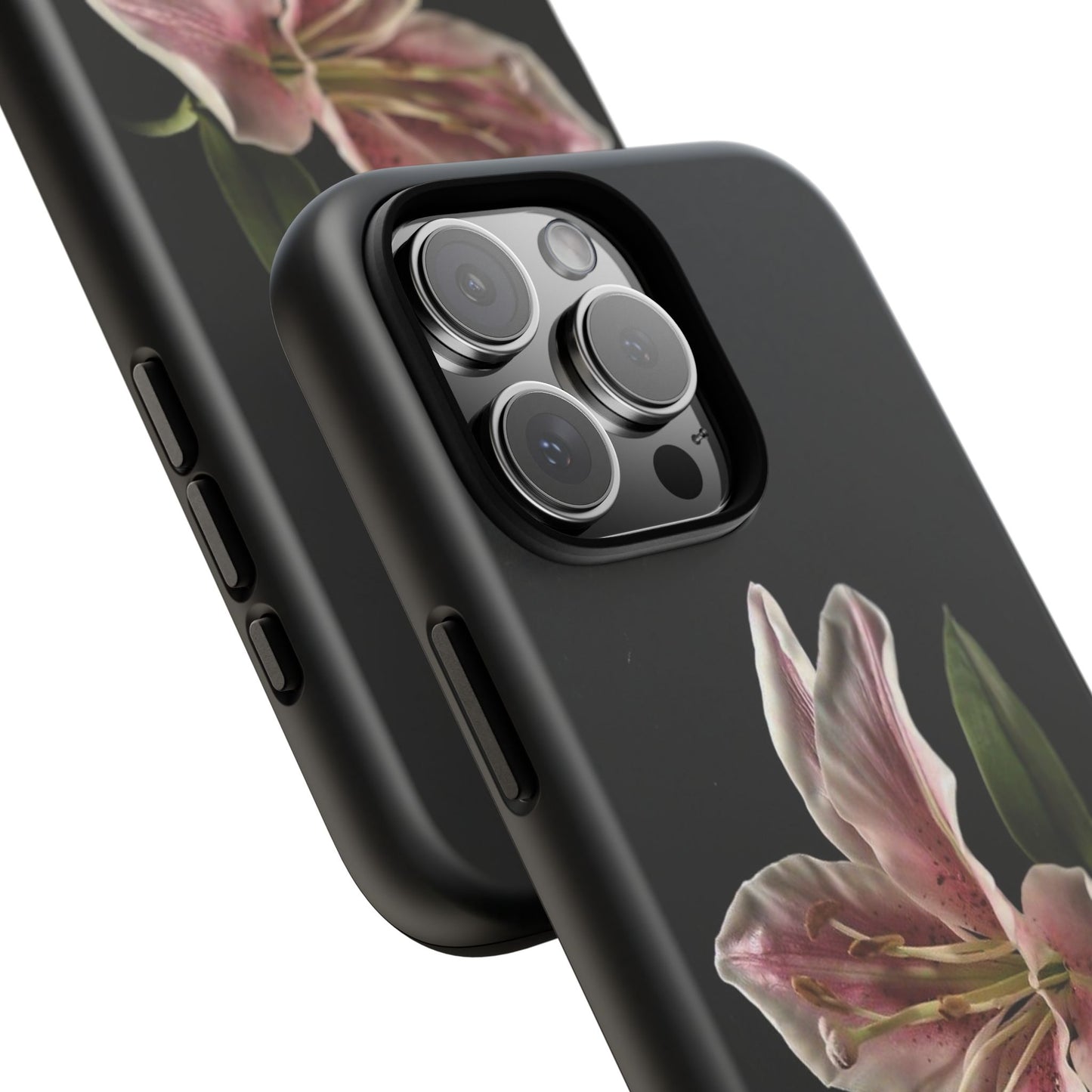 Pink Lily Tough Phone Case — Slim Protective Floral iPhone Cover