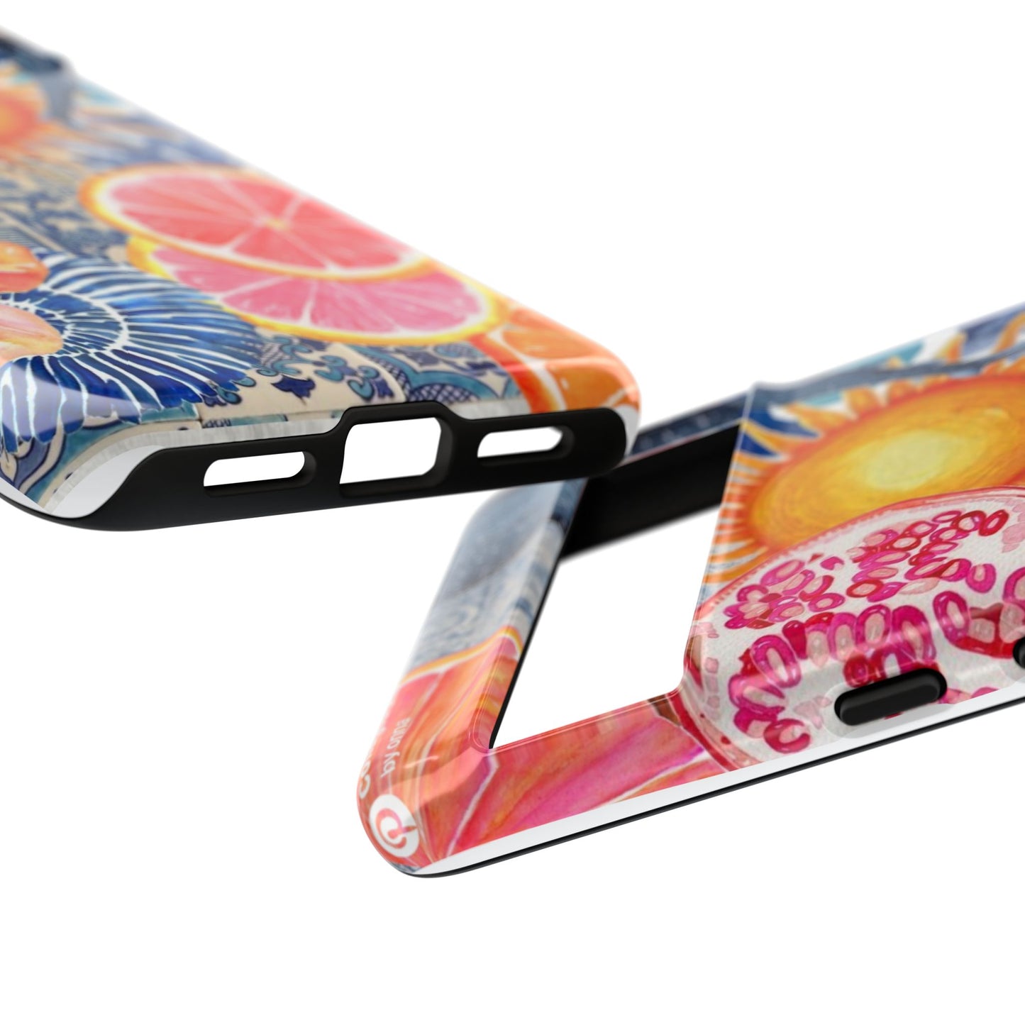 Tough Cases — Tropical Citrus Sun & Dolphin Phone Case