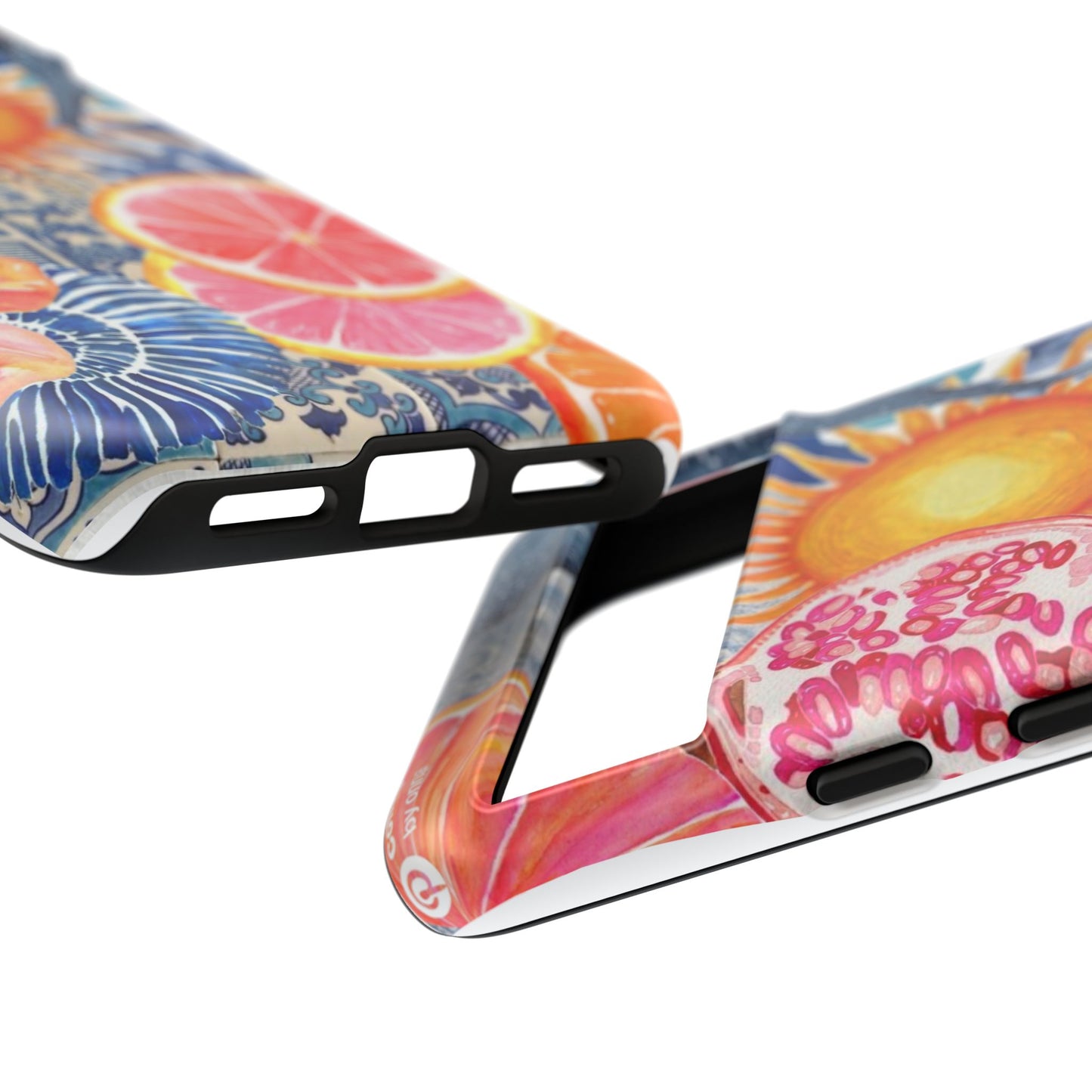 Tough Cases — Tropical Citrus Sun & Dolphin Phone Case