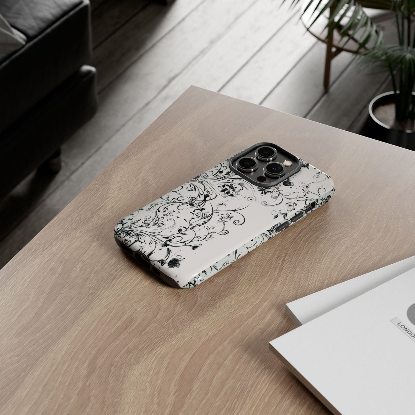 Floral Vine Tough Phone Case