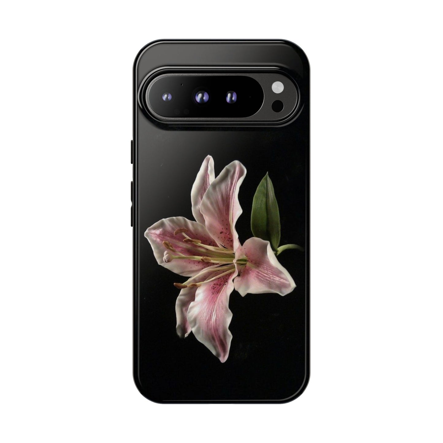 Pink Lily Tough Phone Case — Slim Protective Floral iPhone Cover
