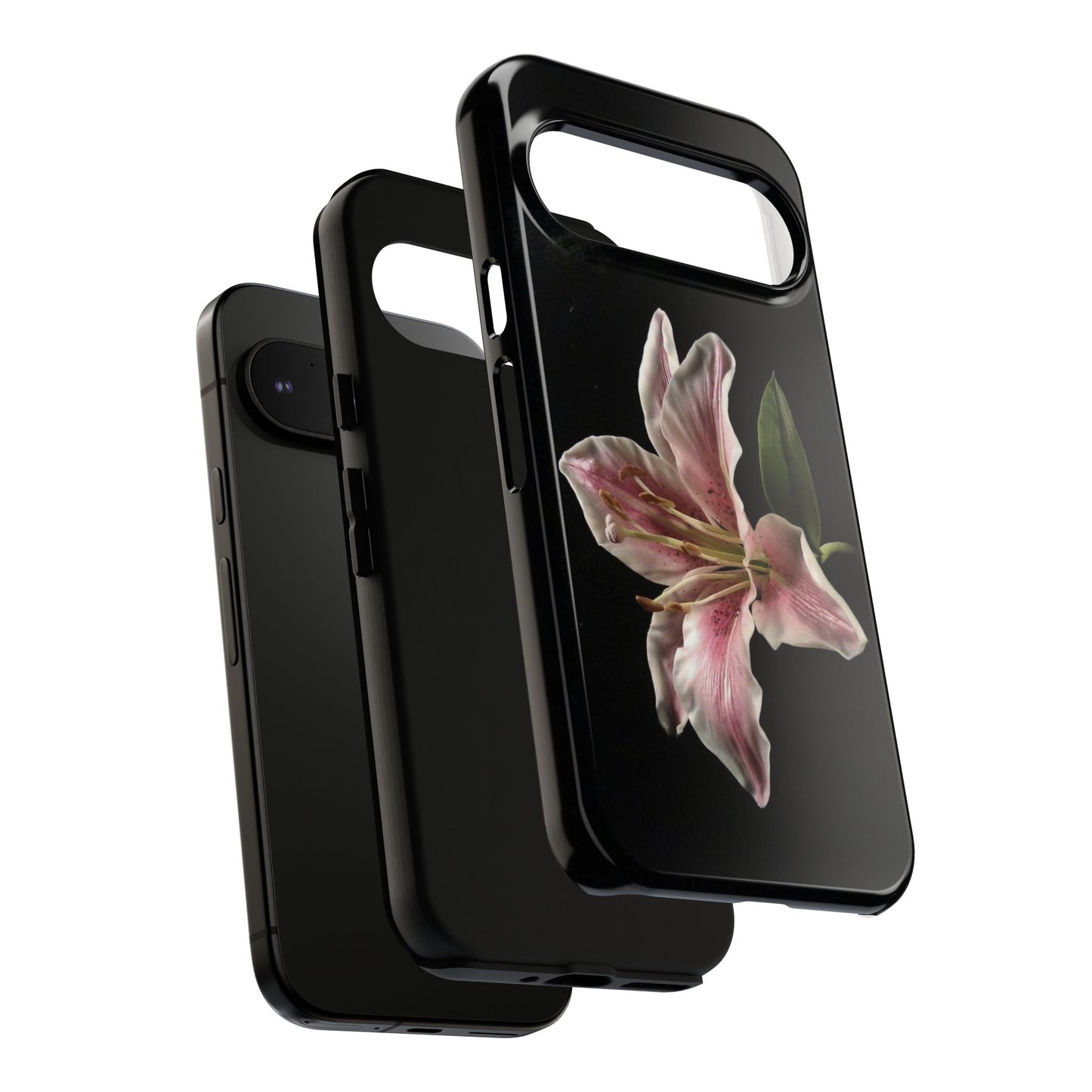 Pink Lily Tough Phone Case — Slim Protective Floral iPhone Cover