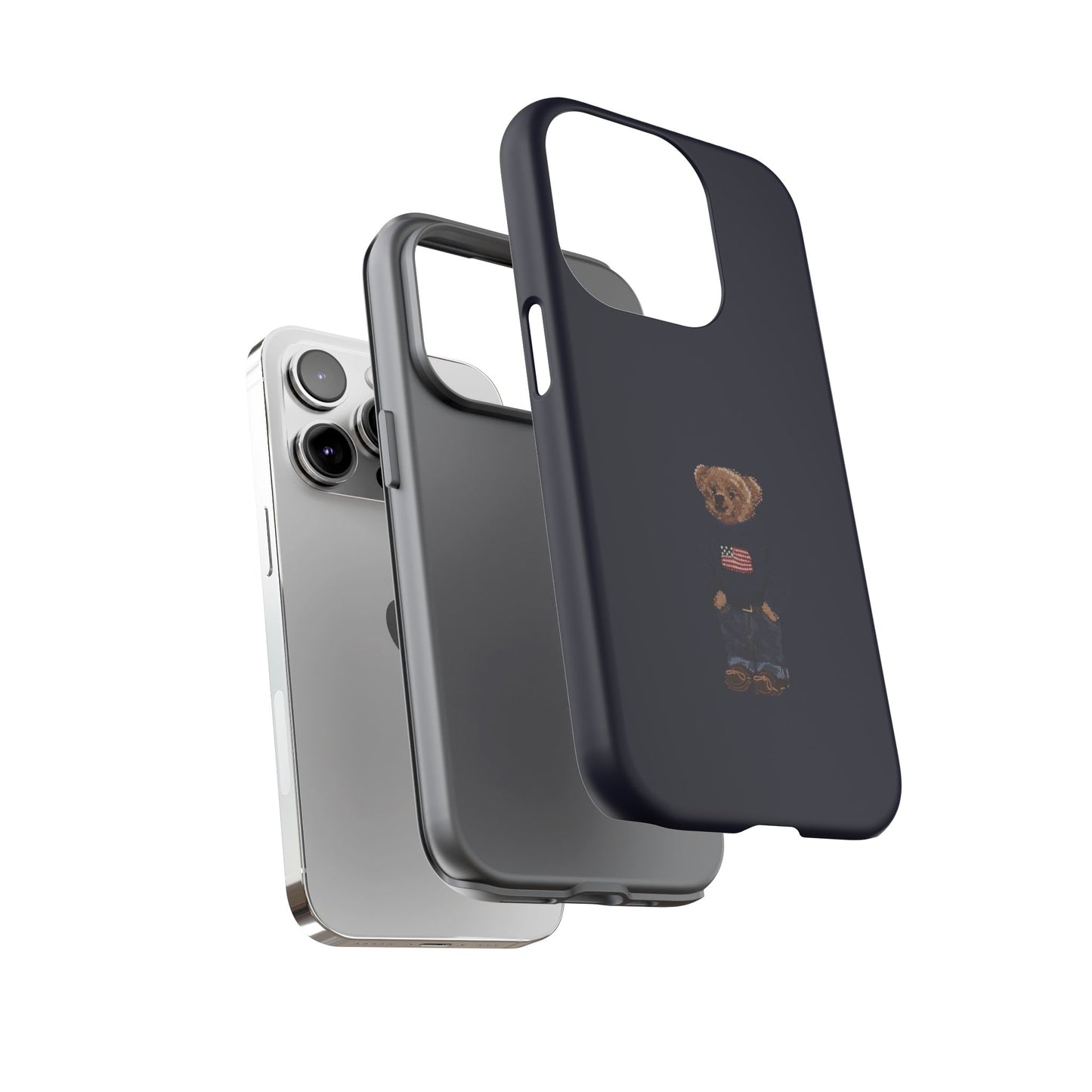Patriotic Polo Bear Phone Case — Slim Tough Protective iPhone Cover