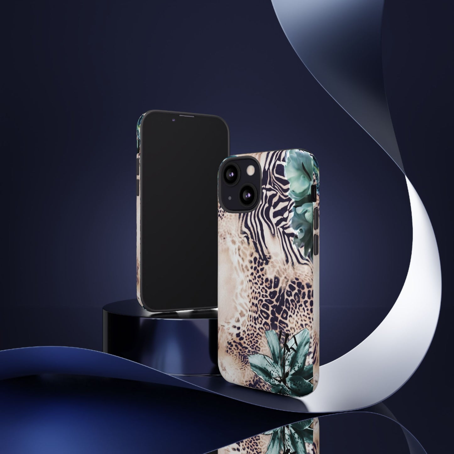 Tough Cases - Tropical Leopard & Zebra Phone Case