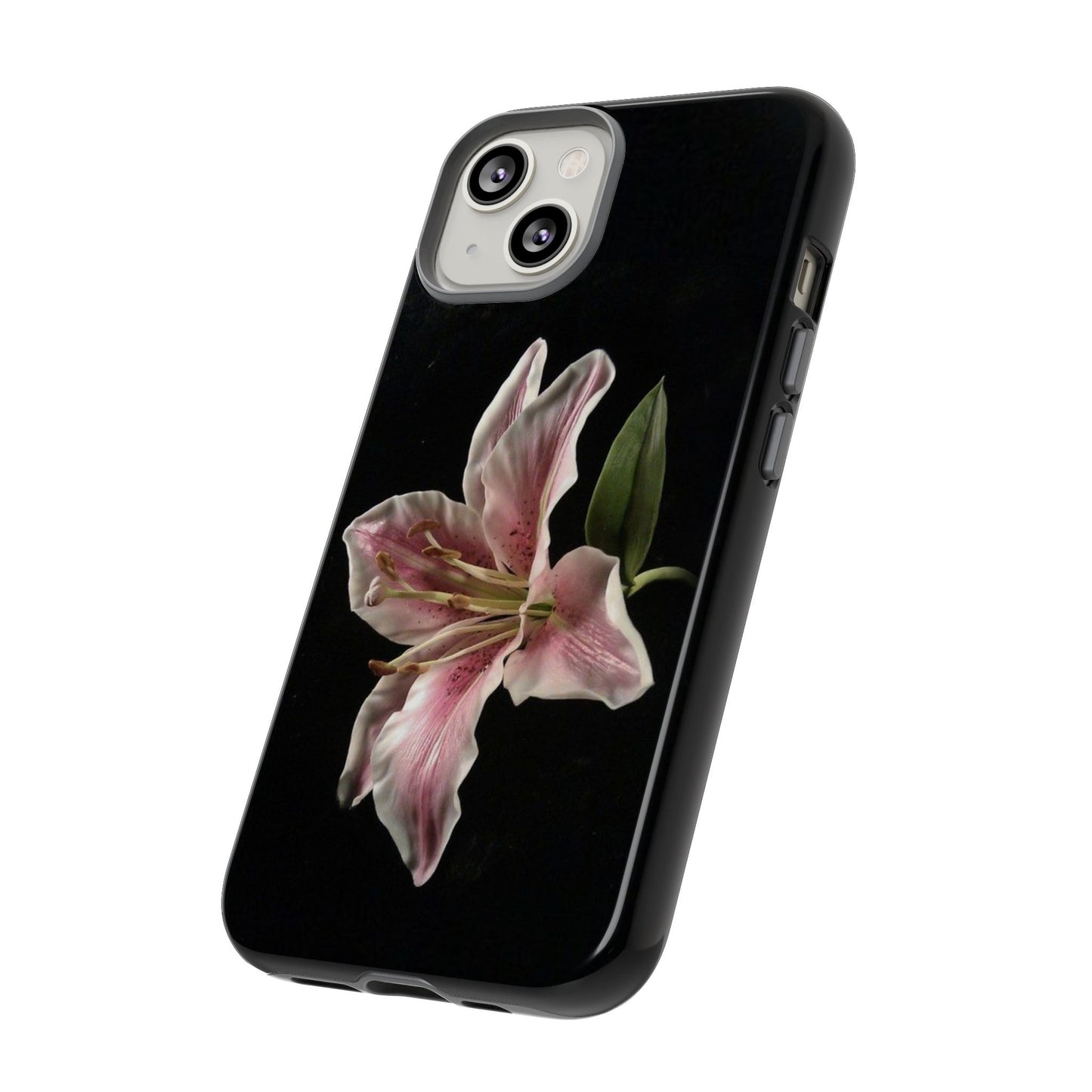 Pink Lily Tough Phone Case — Slim Protective Floral iPhone Cover