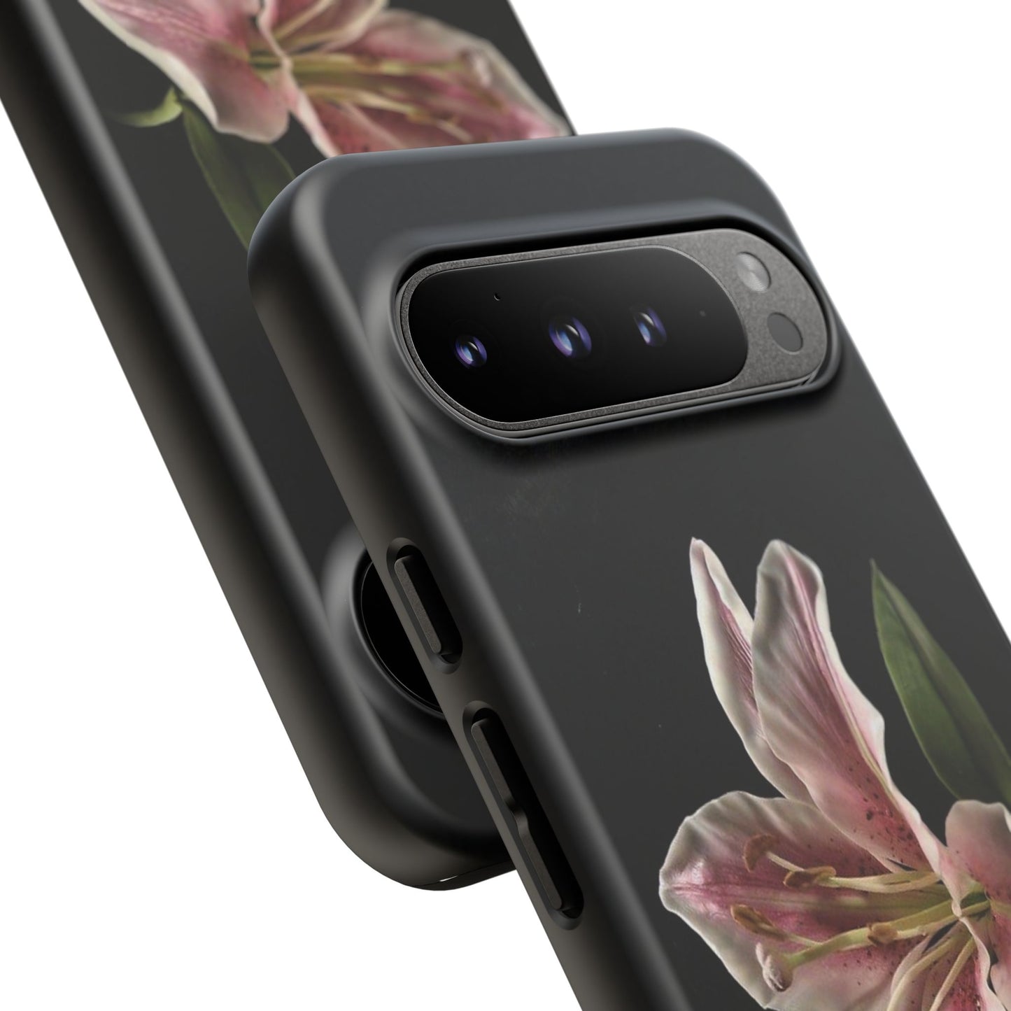 Pink Lily Tough Phone Case — Slim Protective Floral iPhone Cover