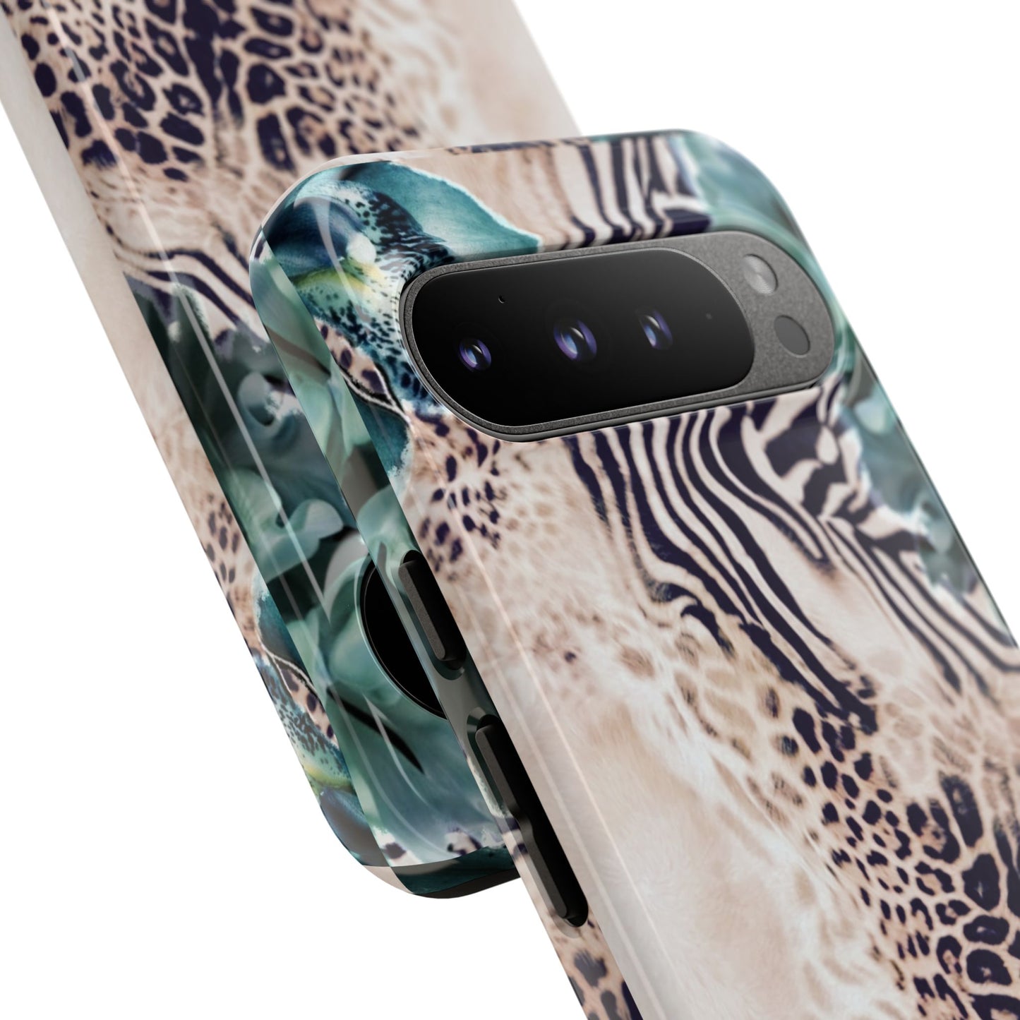 Tough Cases - Tropical Leopard & Zebra Phone Case