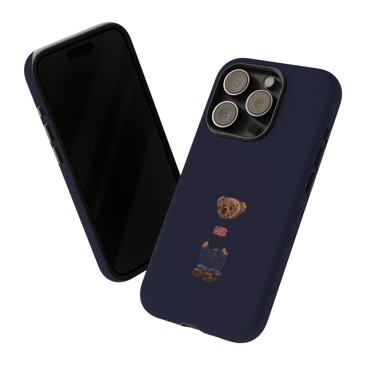 Patriotic Polo Bear Phone Case — Slim Tough Protective iPhone Cover