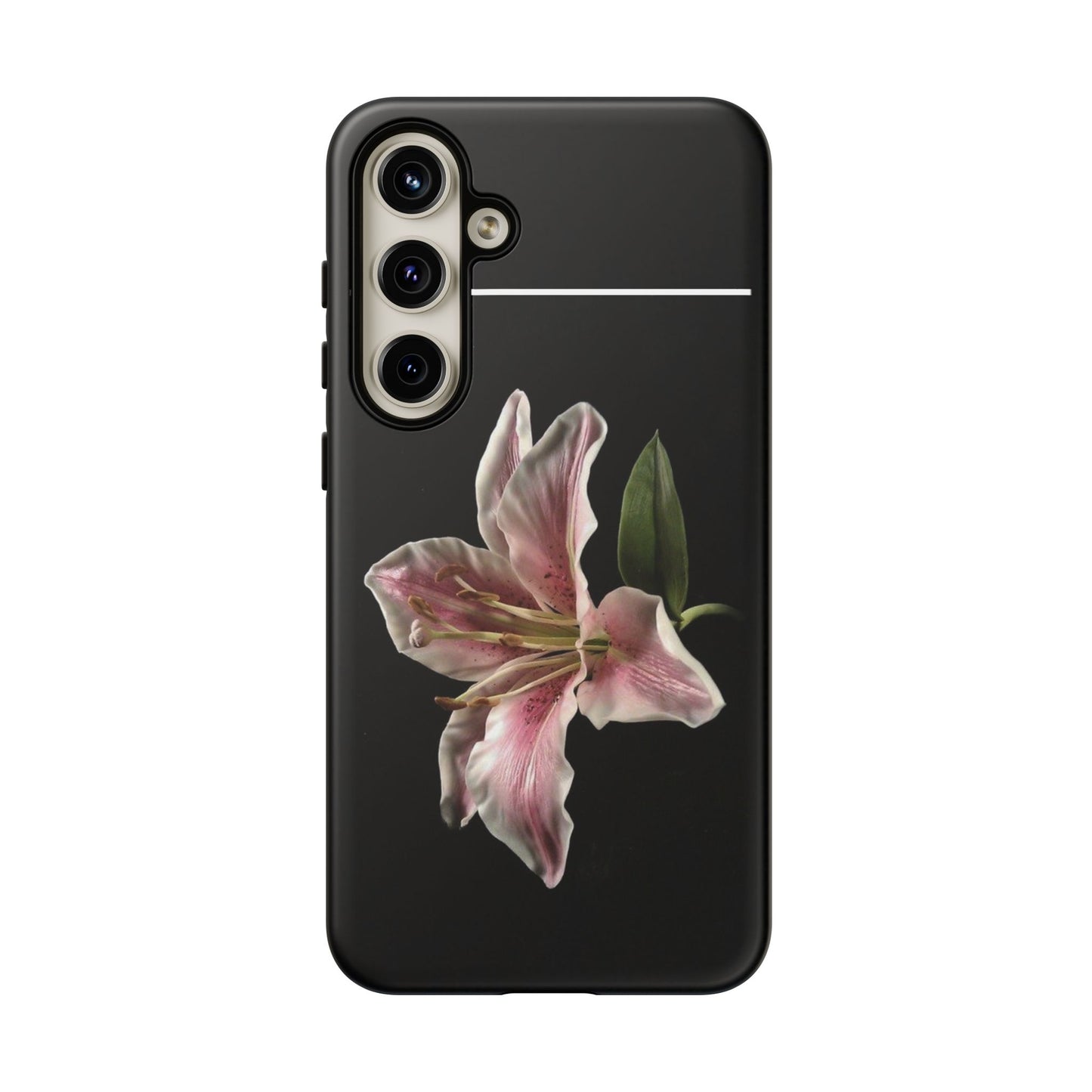 Pink Lily Tough Phone Case — Slim Protective Floral iPhone Cover