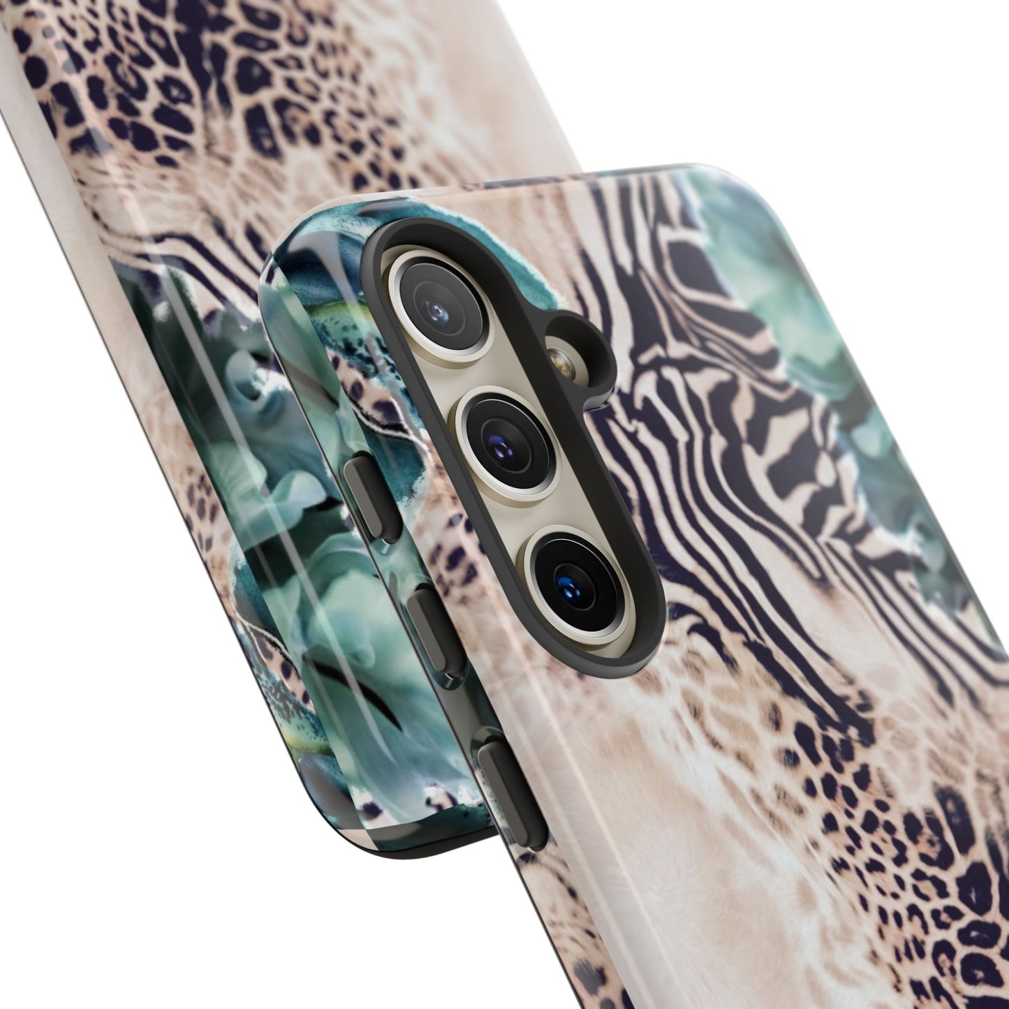 Tough Cases - Tropical Leopard & Zebra Phone Case