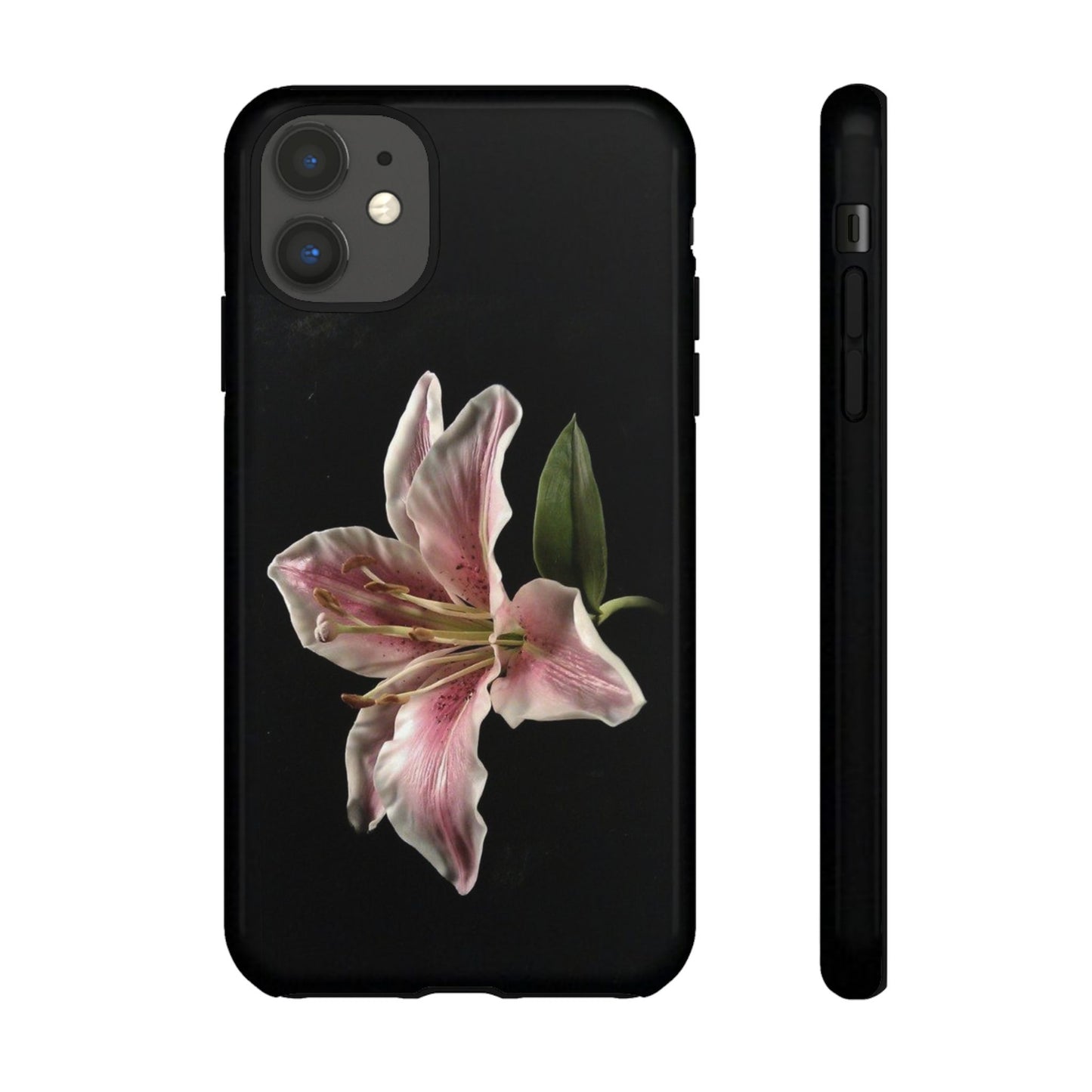 Pink Lily Tough Phone Case — Slim Protective Floral iPhone Cover
