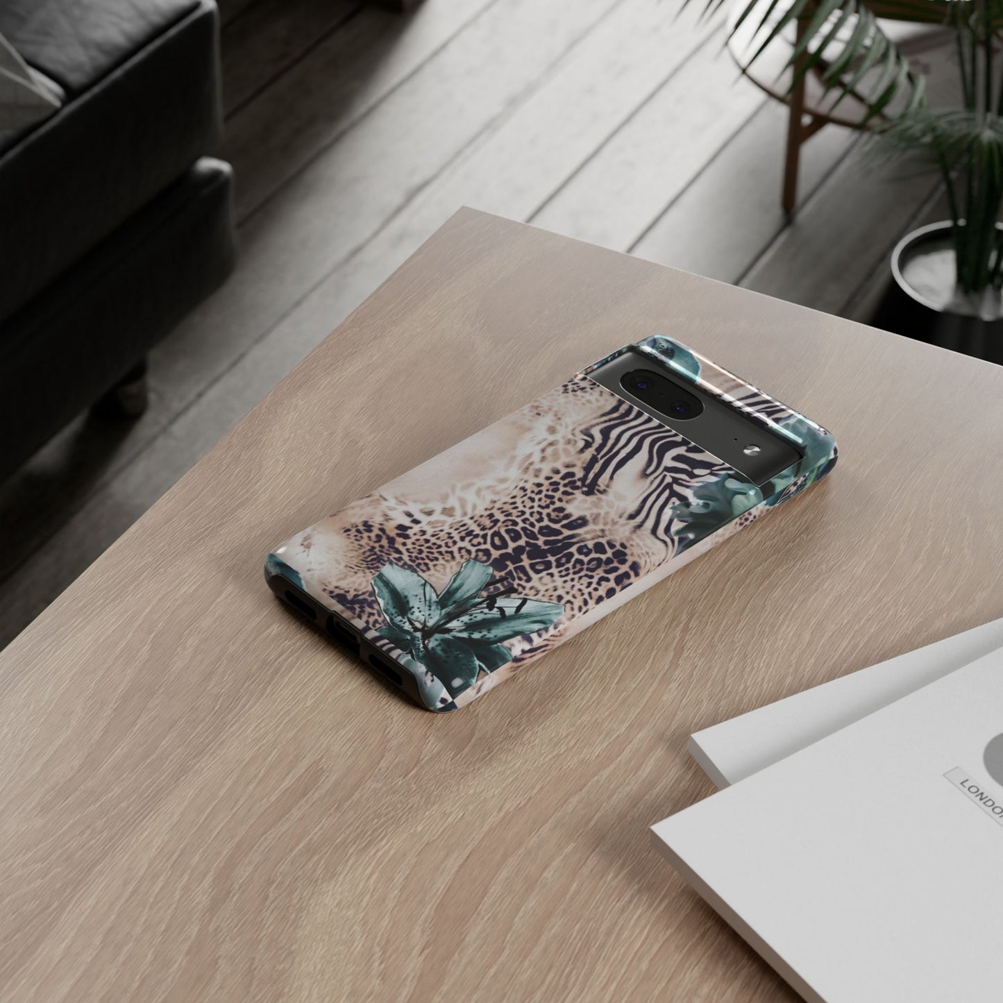 Tough Cases - Tropical Leopard & Zebra Phone Case