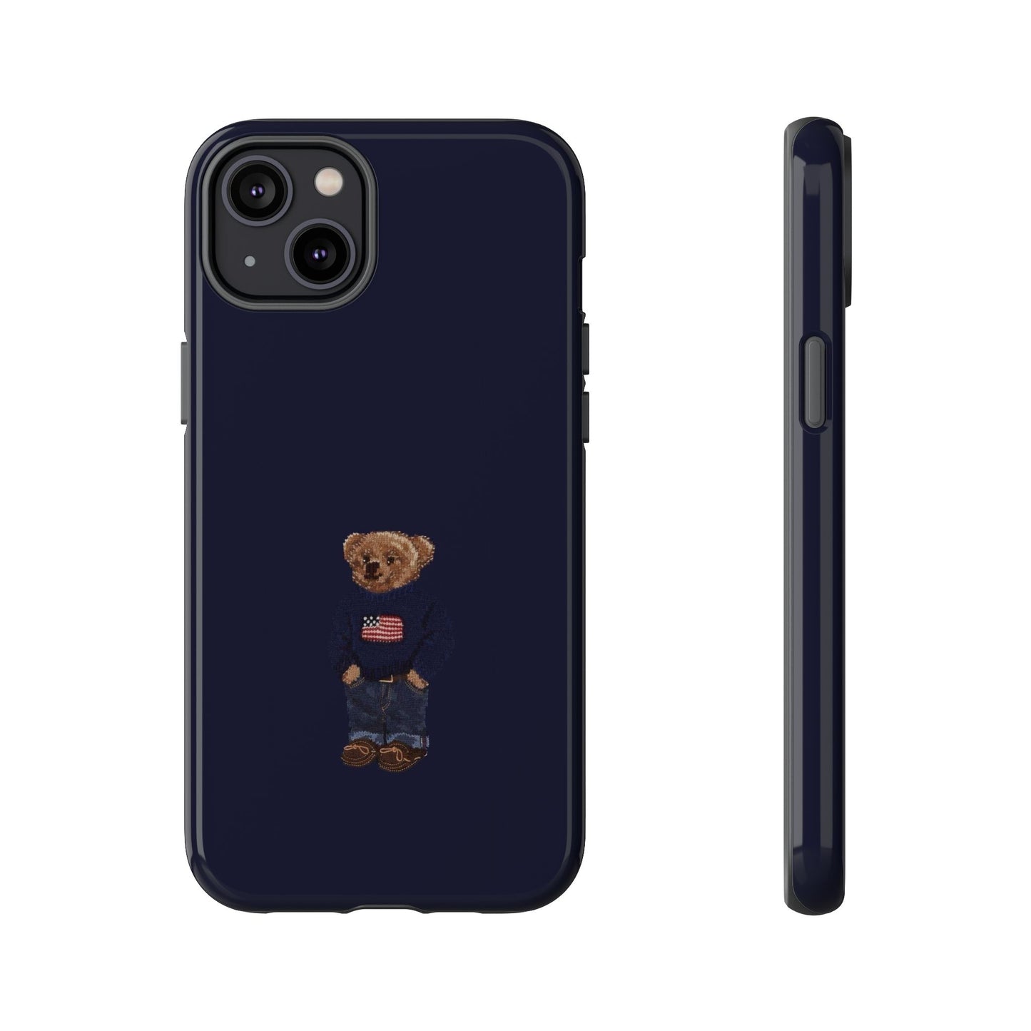 Patriotic Polo Bear Phone Case — Slim Tough Protective iPhone Cover
