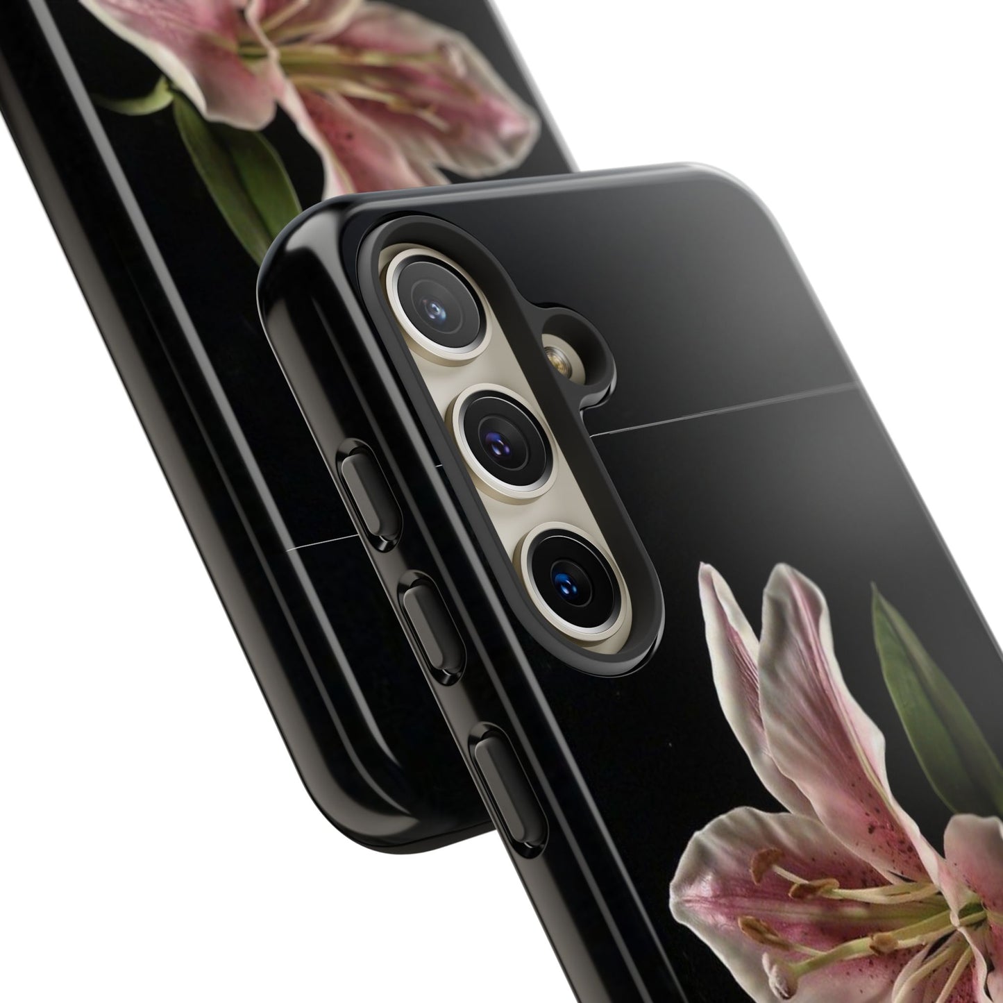 Pink Lily Tough Phone Case — Slim Protective Floral iPhone Cover