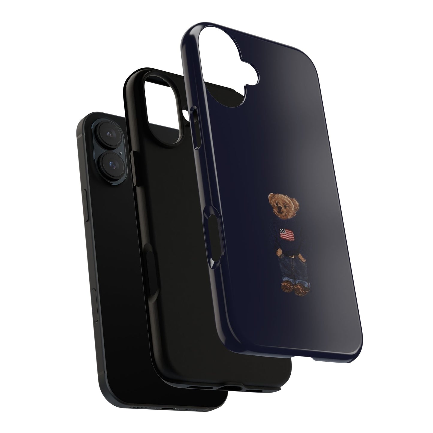 Patriotic Polo Bear Phone Case — Slim Tough Protective iPhone Cover