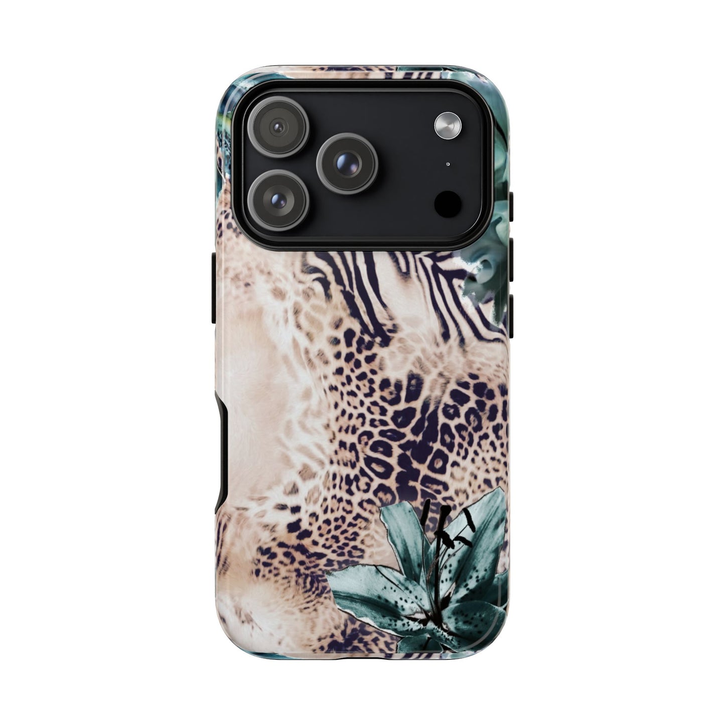 Tough Cases - Tropical Leopard & Zebra Phone Case
