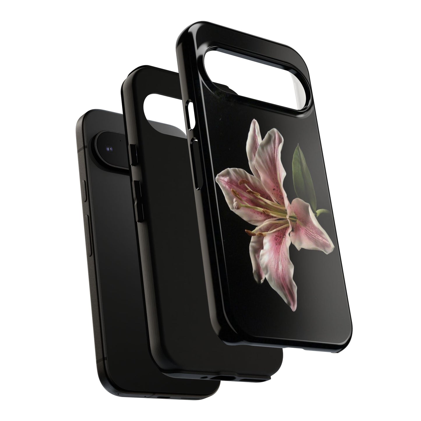 Pink Lily Tough Phone Case — Slim Protective Floral iPhone Cover
