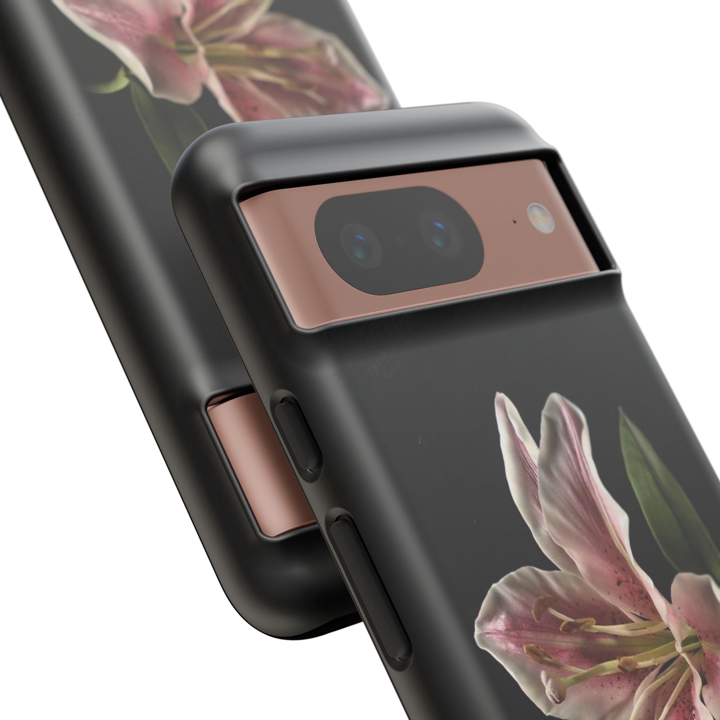Pink Lily Tough Phone Case — Slim Protective Floral iPhone Cover